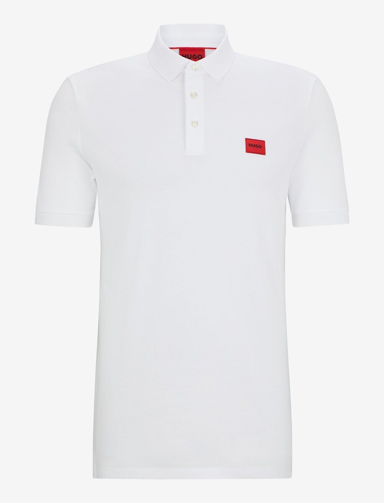 HUGO - Dereso232 - short-sleeved polos - white - 0