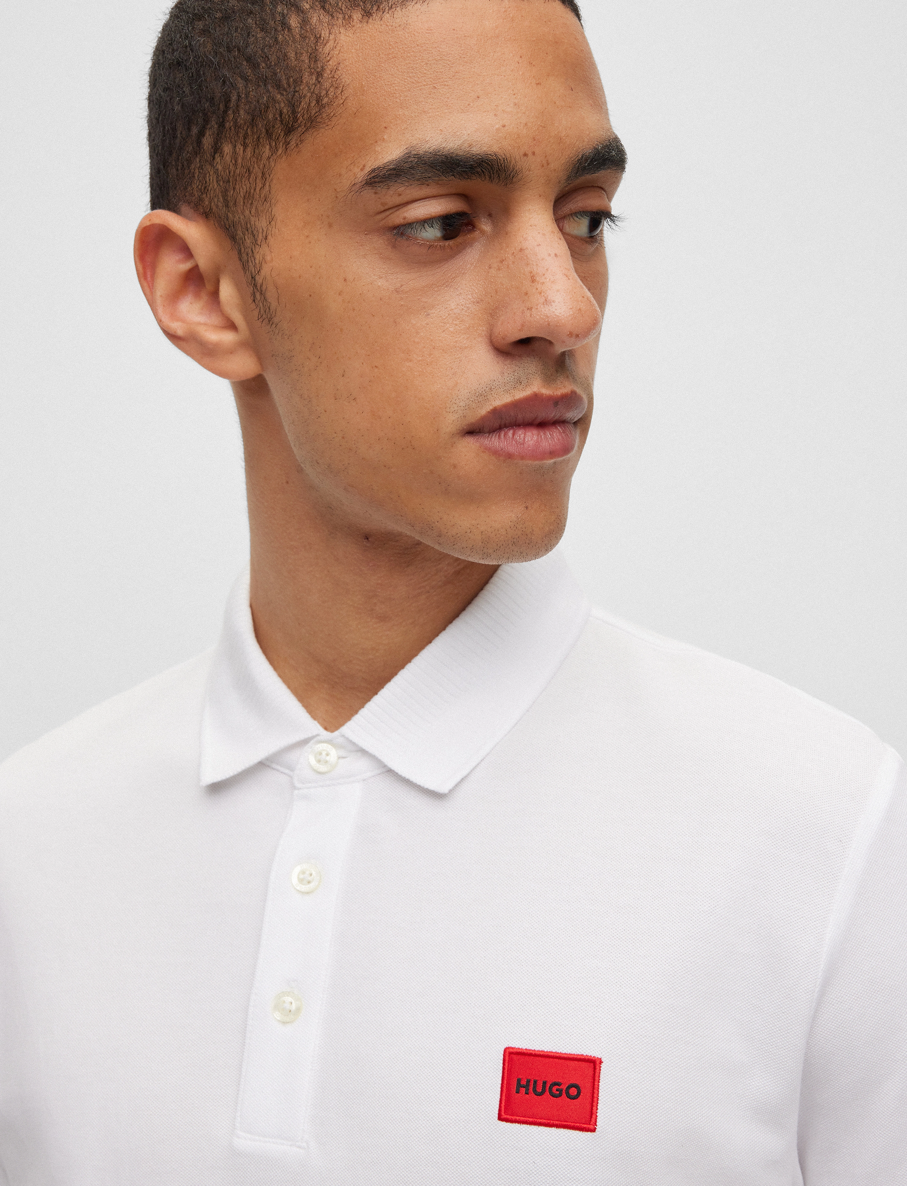 HUGO - Dereso232 - lyhythihaiset - white - 2