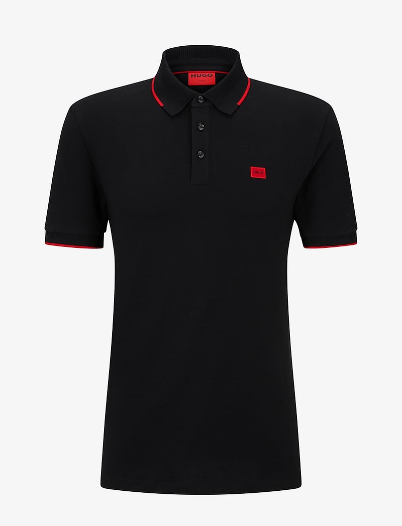 HUGO - Deresino232 - kortærmede poloer - black - 1