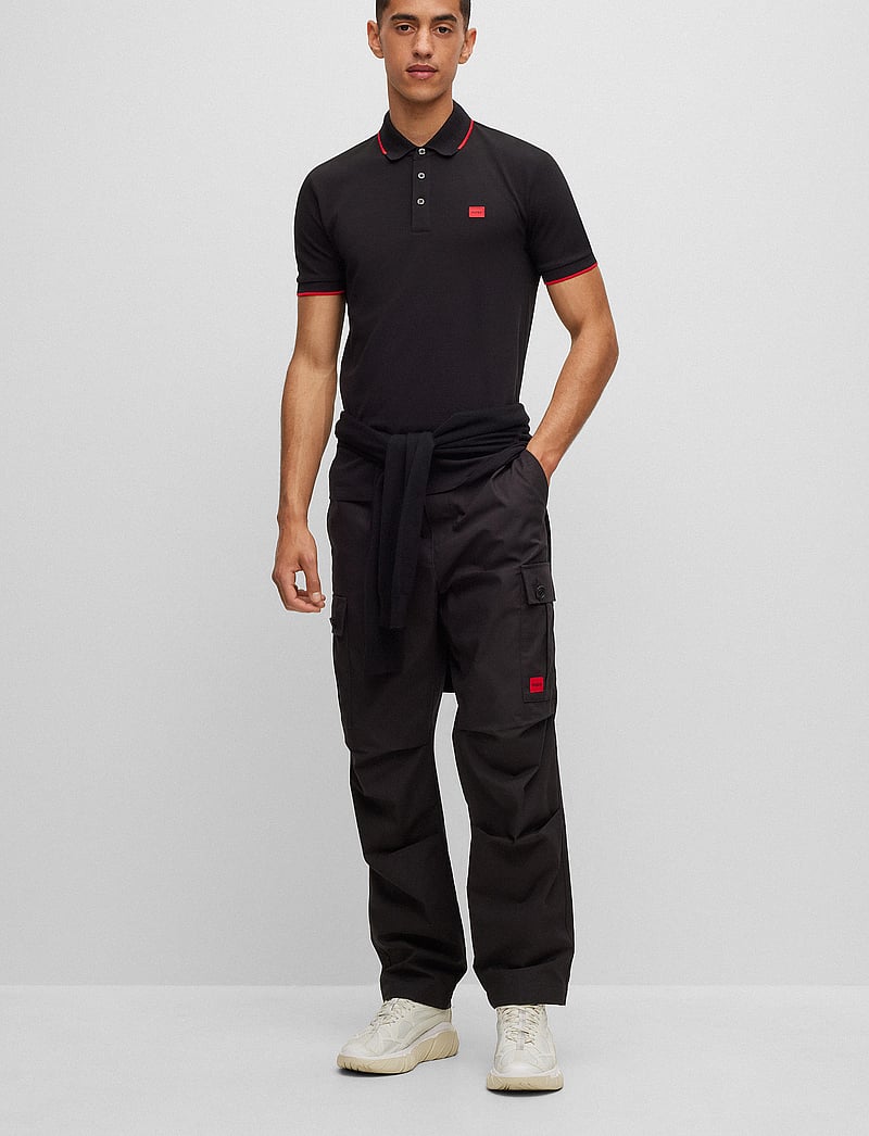 HUGO - Deresino232 - kortærmede poloer - black - 0