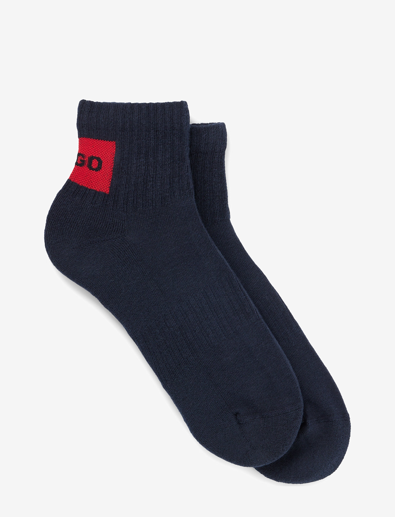 HUGO - 2P SH RIB LABEL CC - dark blue - 0