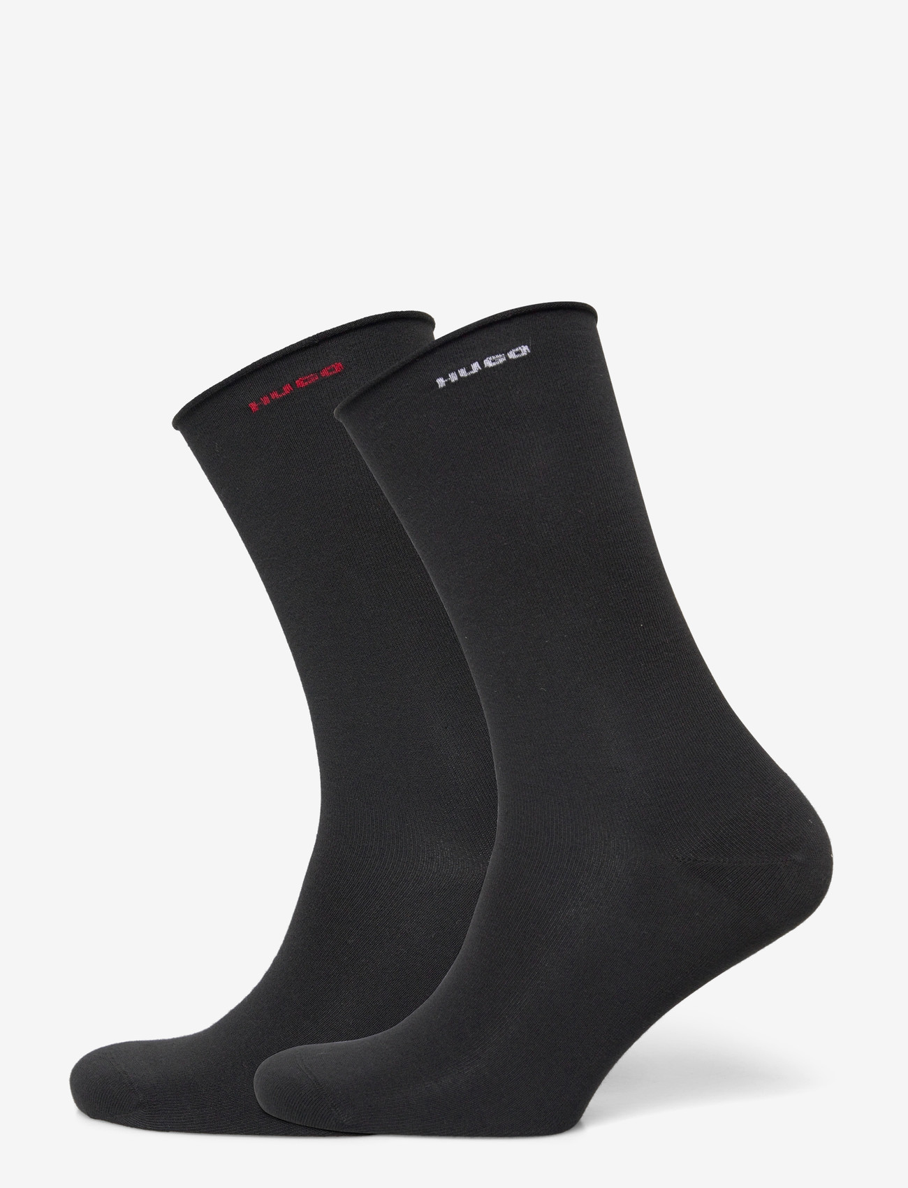 HUGO - 2P RS UNI CC W - almindelige strømper - black - 0