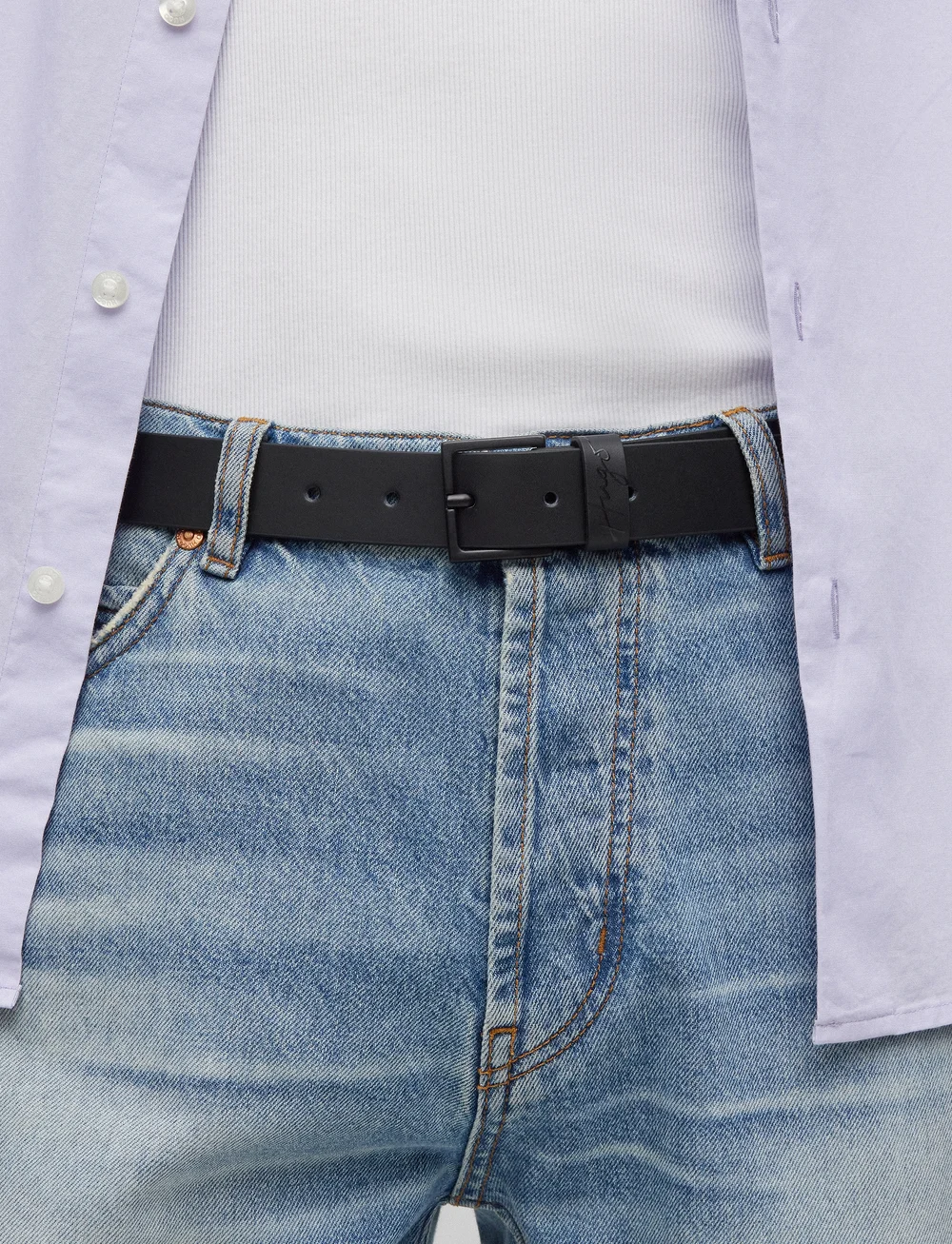 HUGO - Gerik_Sz35 - klassiske bælter - black - 2