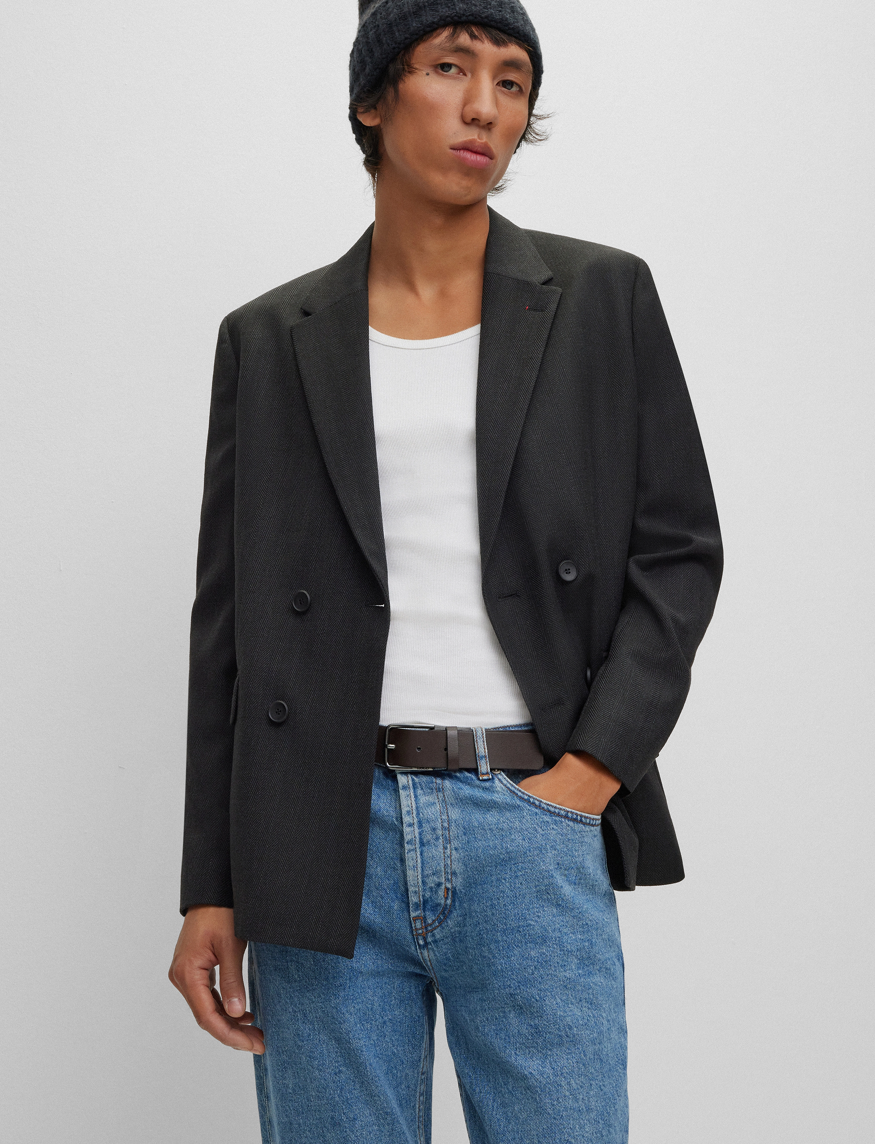 HUGO Gerik_Sz35 - Shop efter anledning - DARK BROWN / brown