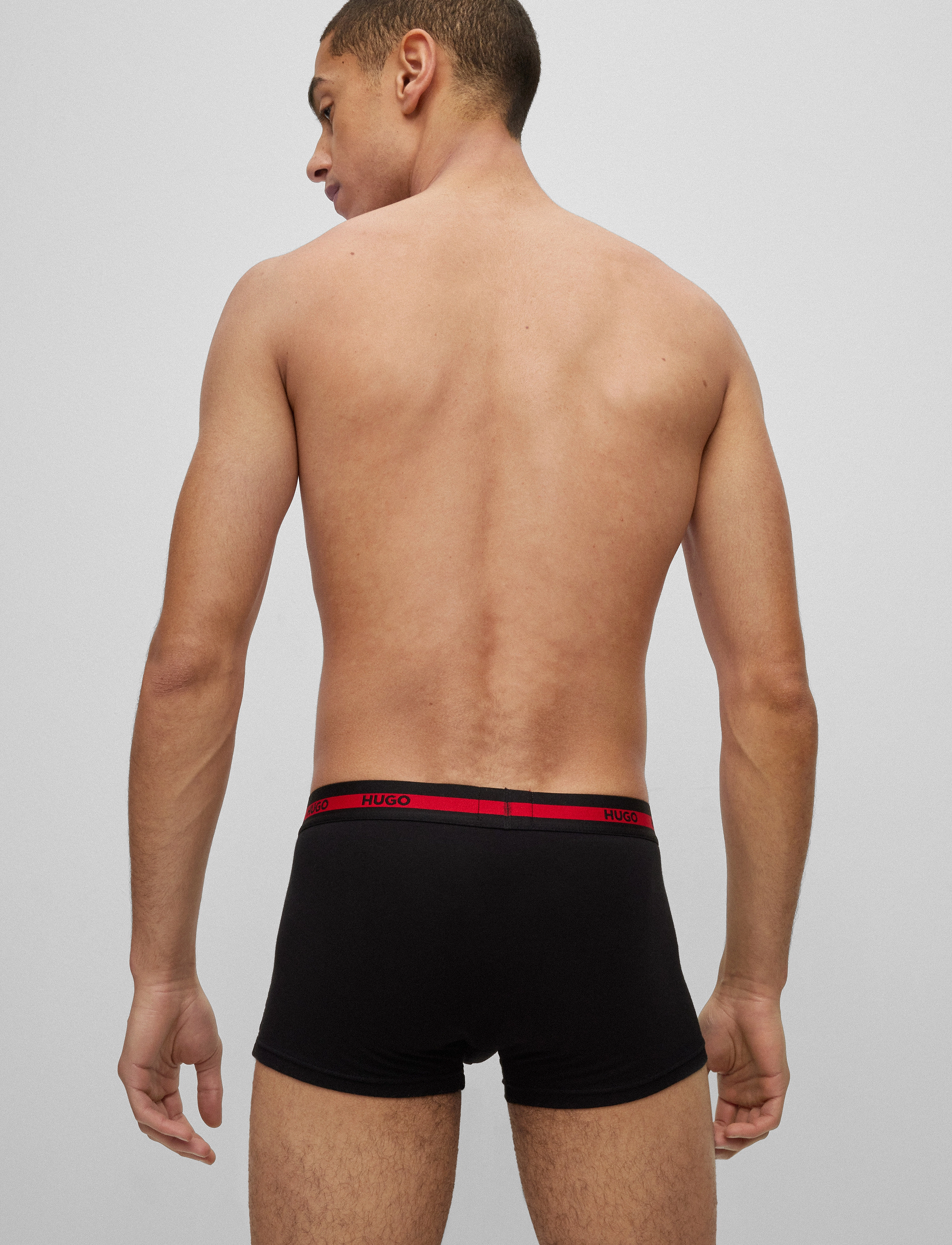 HUGO - TRUNK TRIPLET PLANET - boxer briefs - black - 3