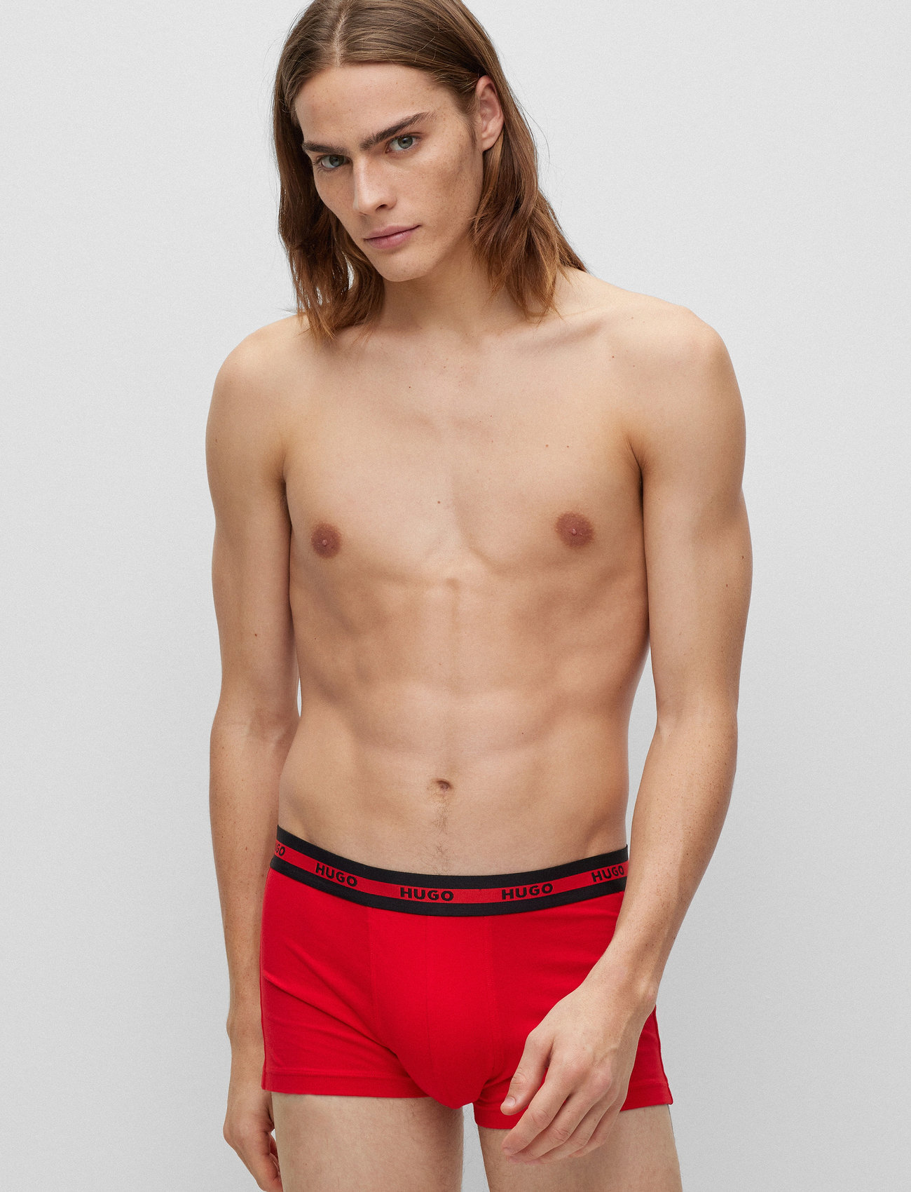 HUGO - TRUNK TRIPLET PLANET - multipack underbukser - bright red - 0