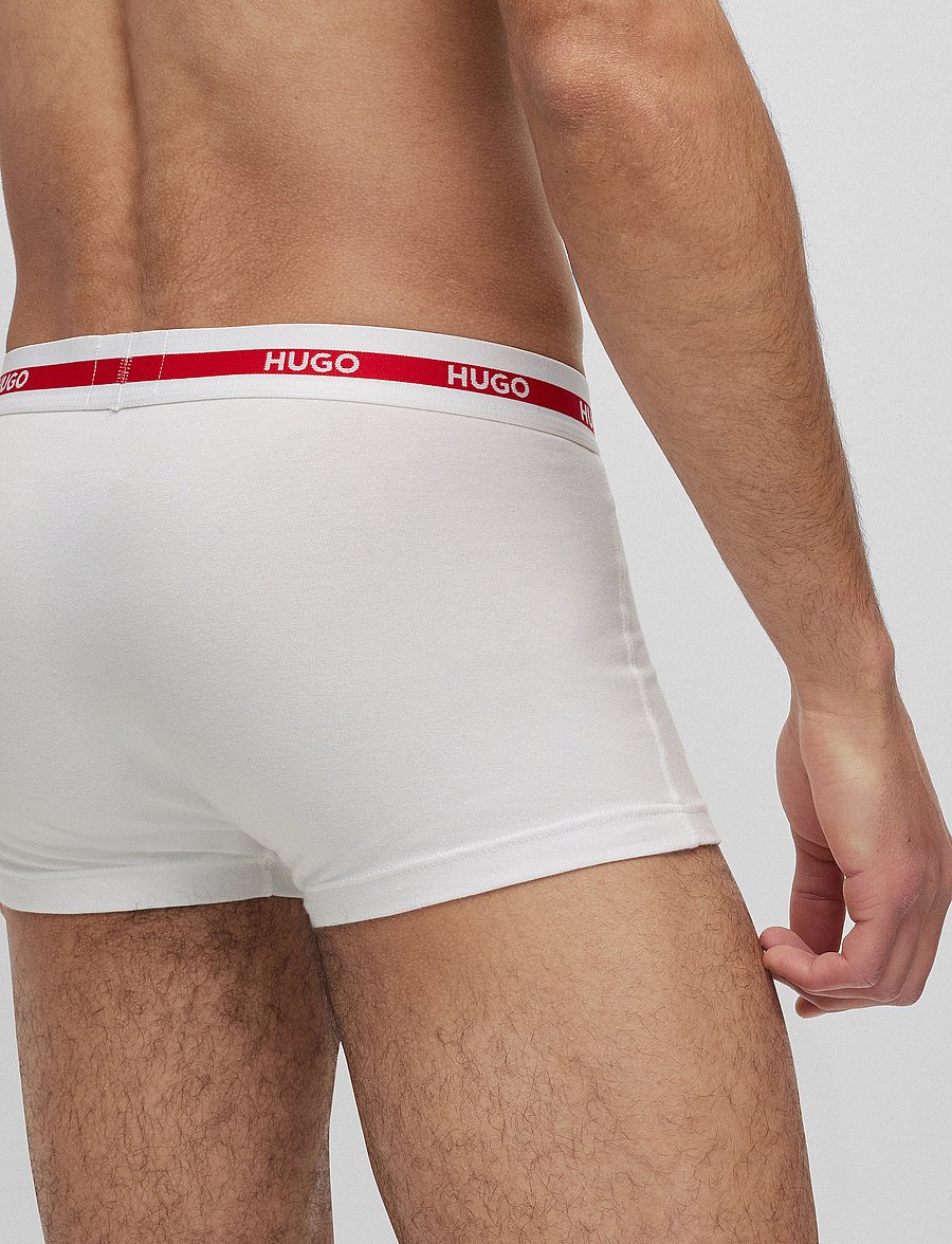 HUGO - TRUNK TRIPLET PLANET - unterhosen im multipack - open white - 2