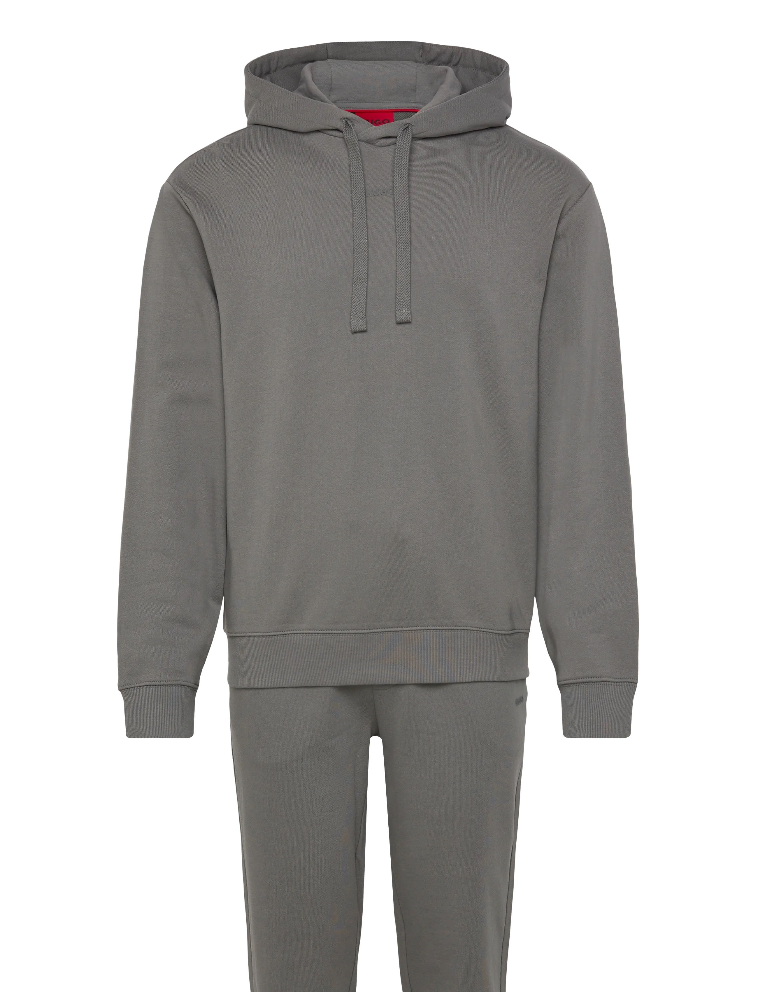 HUGO Tracksuit_DapoDayote - Sweatshirts & hættetrøjer - DARK GREY / grey