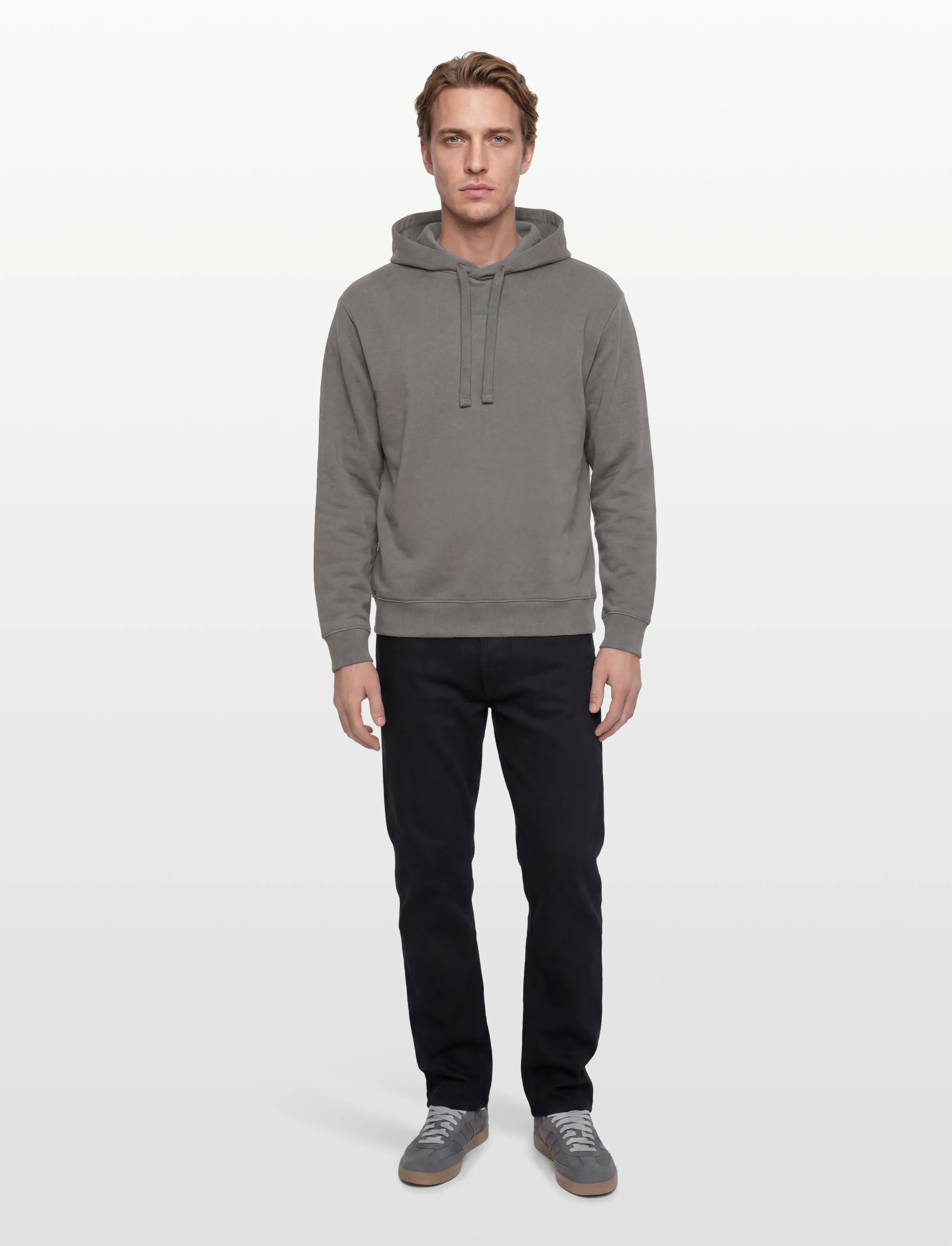 HUGO Tracksuit_DapoDayote - Sweatshirts - DARK GREY / grey
