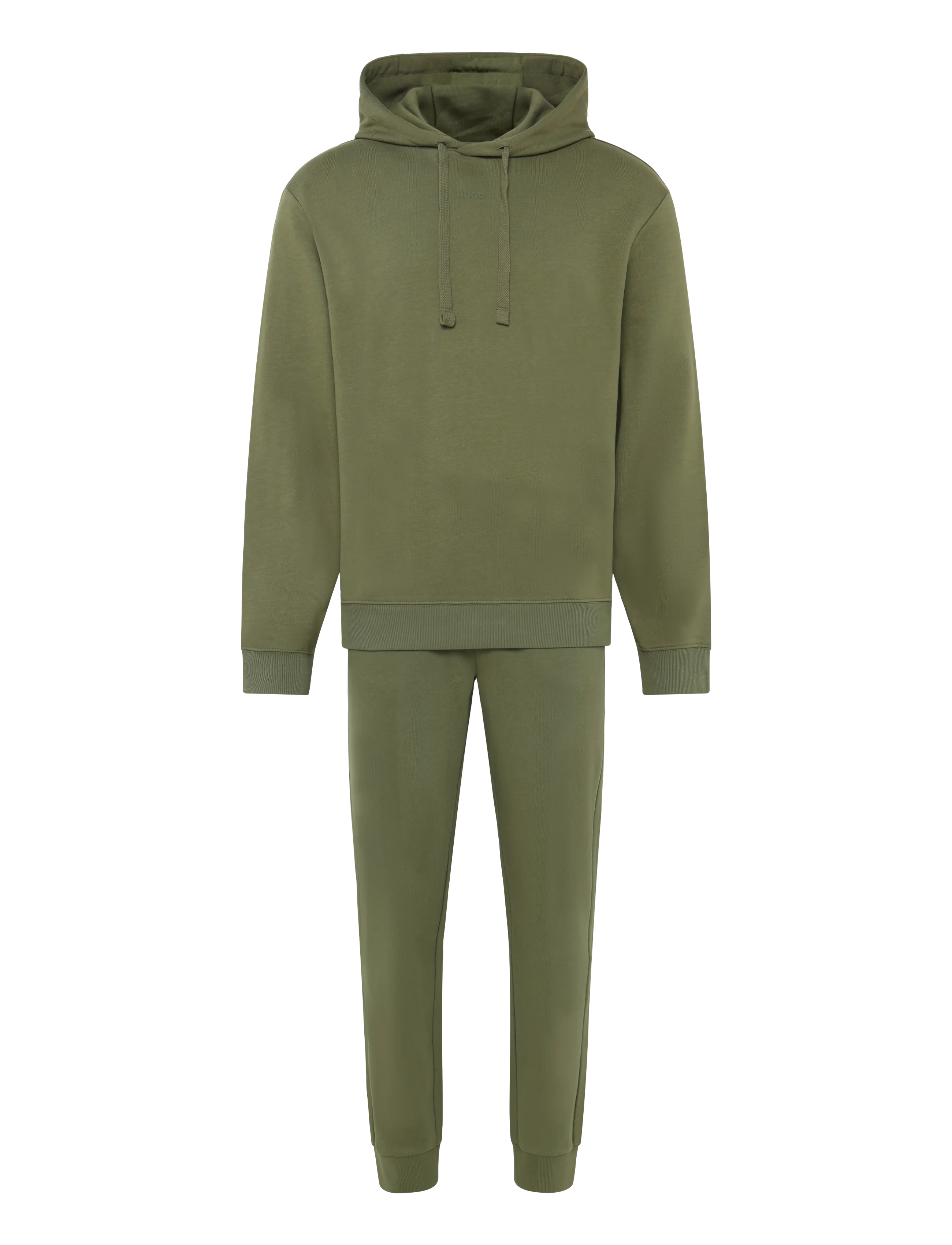 HUGO Tracksuit_DapoDayote - Truien en hoodies - OPEN GREEN / khaki/green