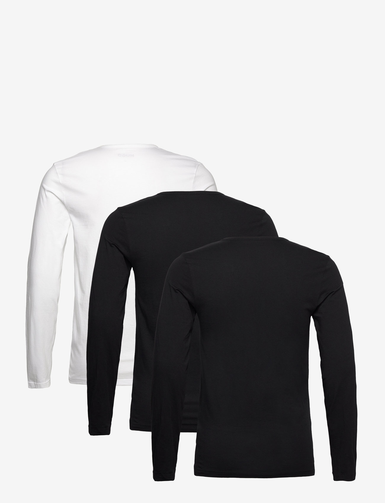 HUGO - LS-SHIRT RN TRIPLET - pyjamaoberteil - black - 2