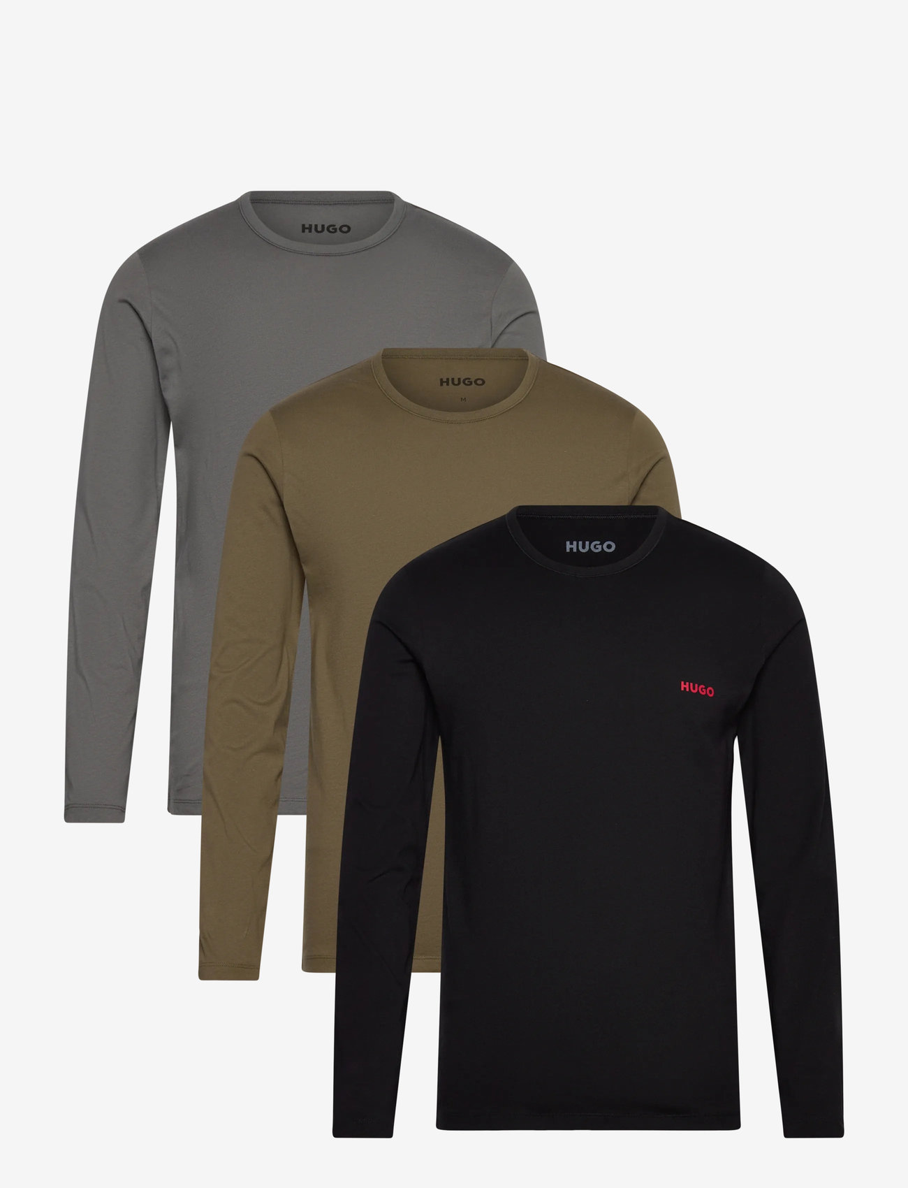 HUGO - LS-SHIRT RN TRIPLET - pyjamasöverdelar - open miscellaneous - 0