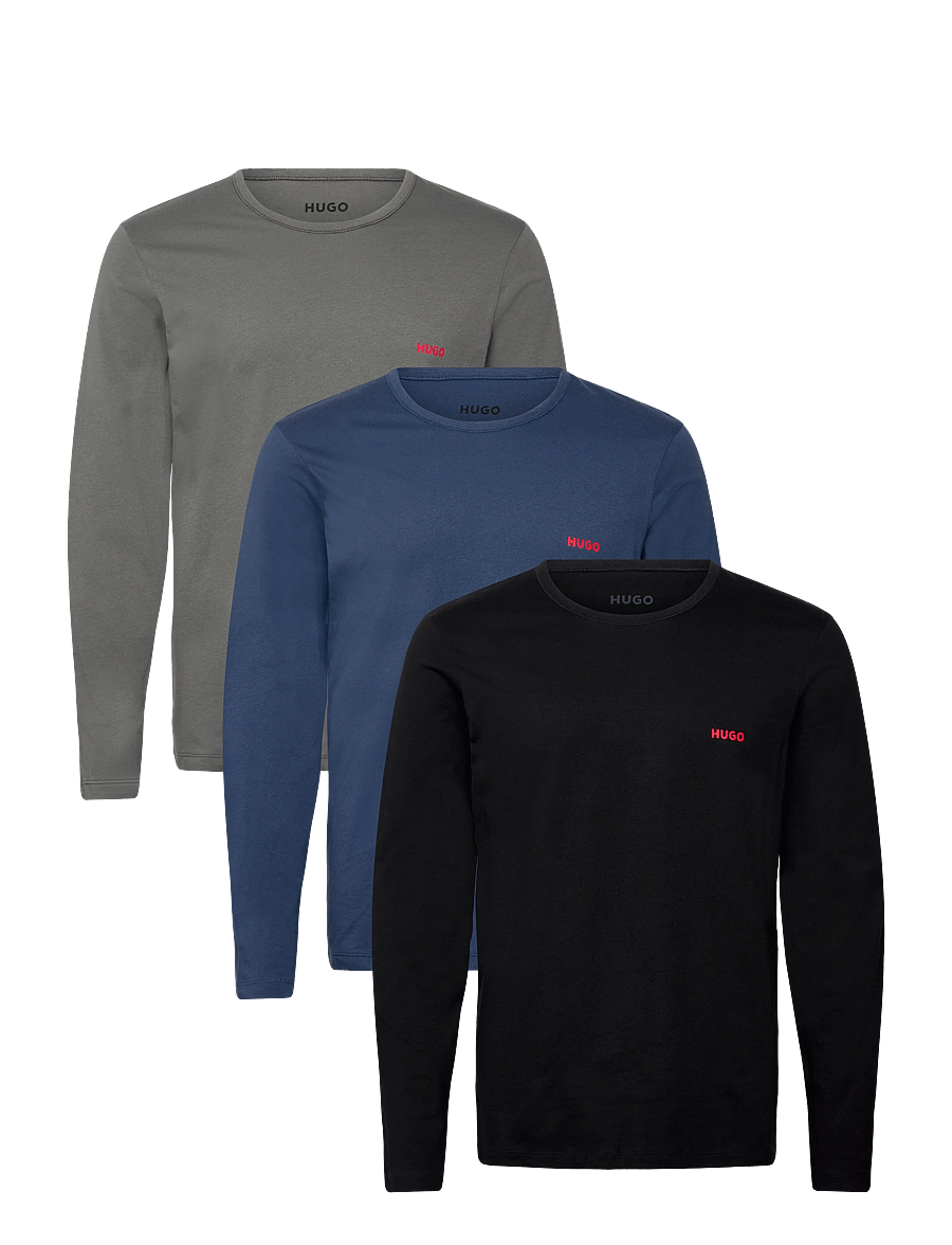 HUGO - LS-SHIRT RN TRIPLET - pyjamaoberteile - open miscellaneous - 0