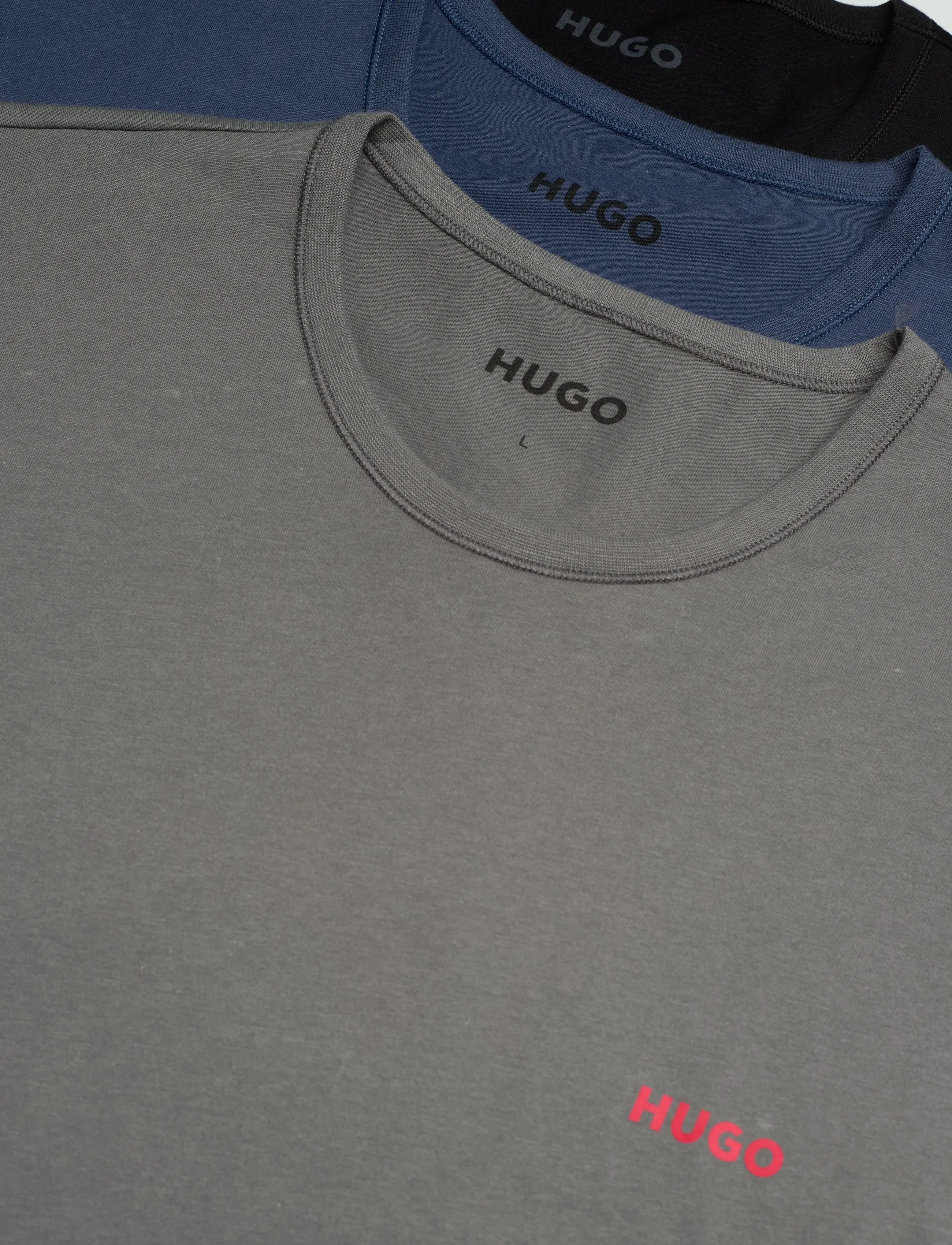 HUGO - LS-SHIRT RN TRIPLET - pyjamaoberteile - open miscellaneous - 1