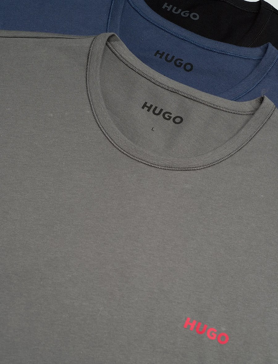 HUGO - LS-SHIRT RN TRIPLET - pyjamaoberteile - open miscellaneous - 1