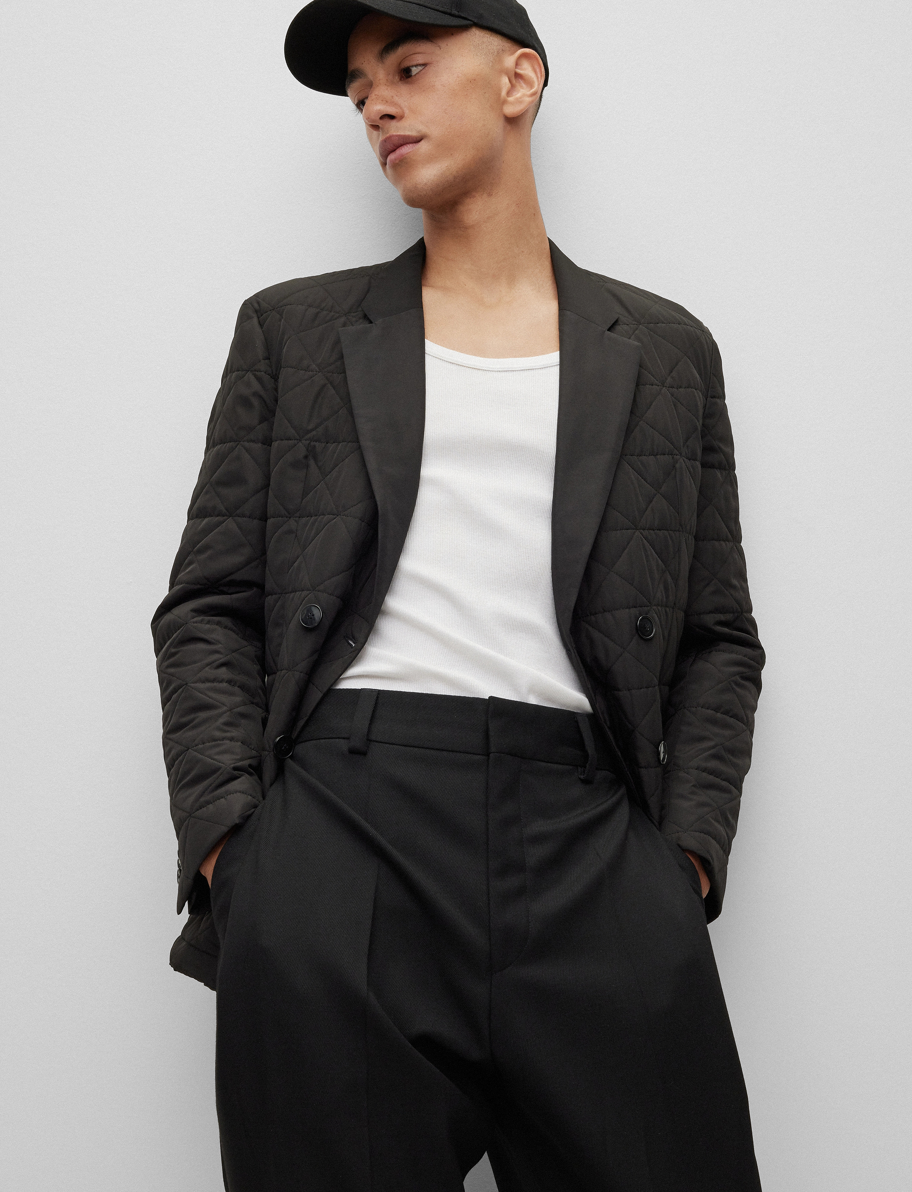 HUGO Men-X 581-RL - Hatte & Kasketter - BLACK / black