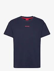 HUGO - Linked T-Shirt - pyjama tops - dark blue - 1