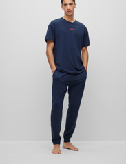 HUGO - Linked T-Shirt - pyjama tops - dark blue - 0