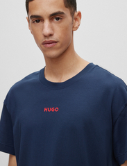 HUGO - Linked T-Shirt - pyjama tops - dark blue - 3