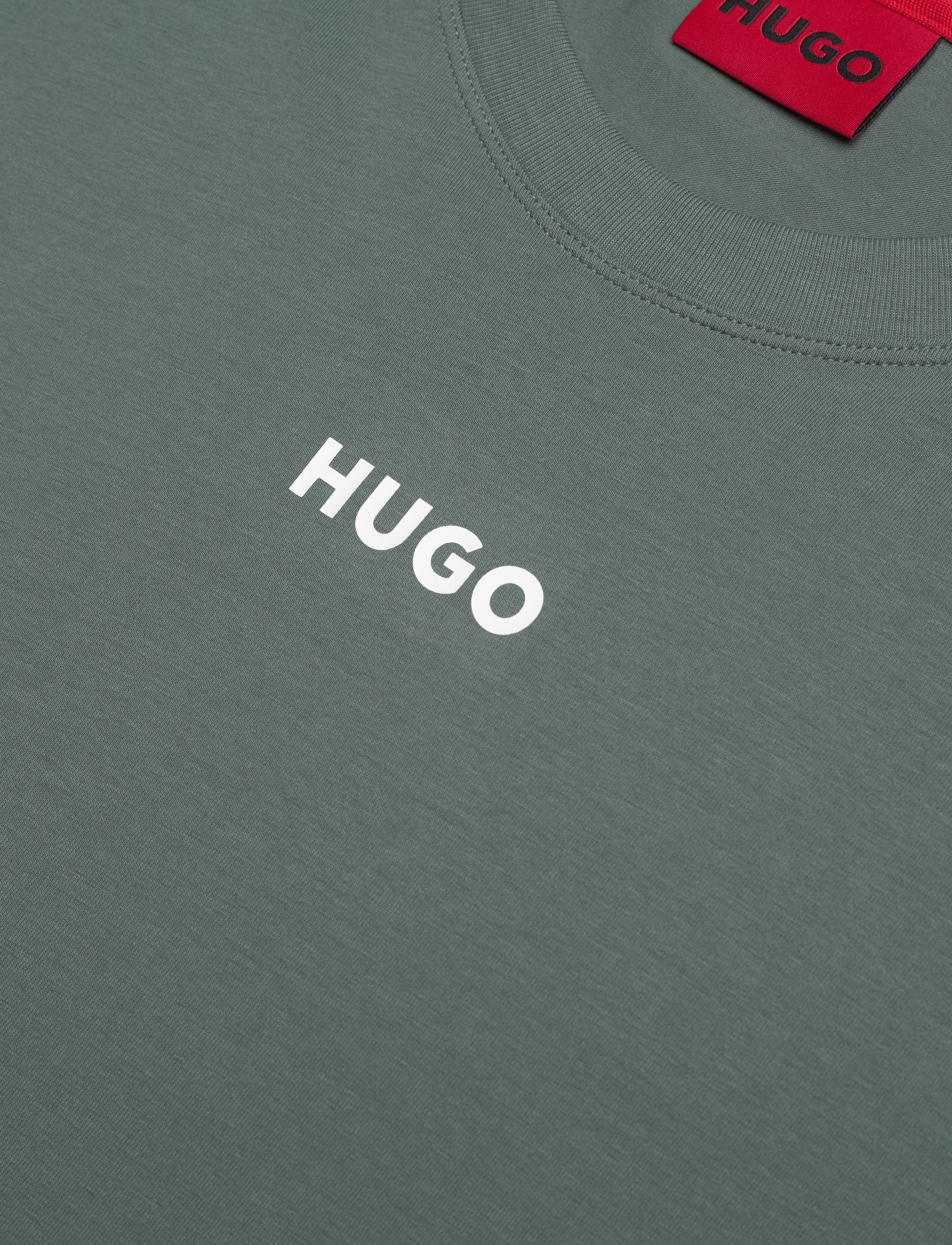 HUGO - Linked T-Shirt - dark green - 2