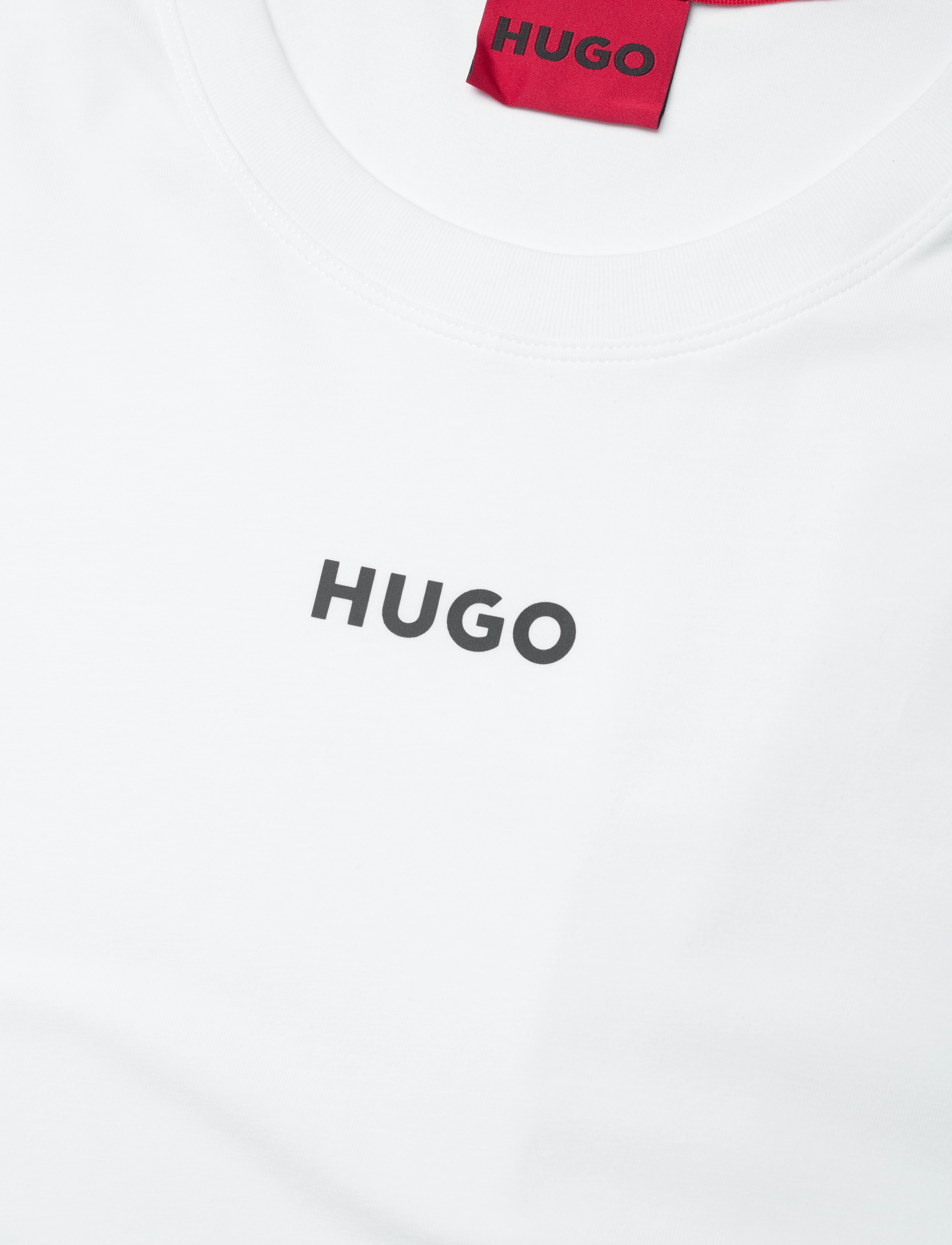 HUGO - Linked T-Shirt - natural - 2