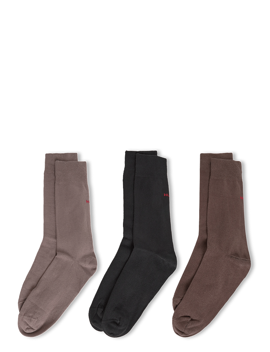 HUGO - 3P RS UNI CC - tennissocken - brown overflow - 1