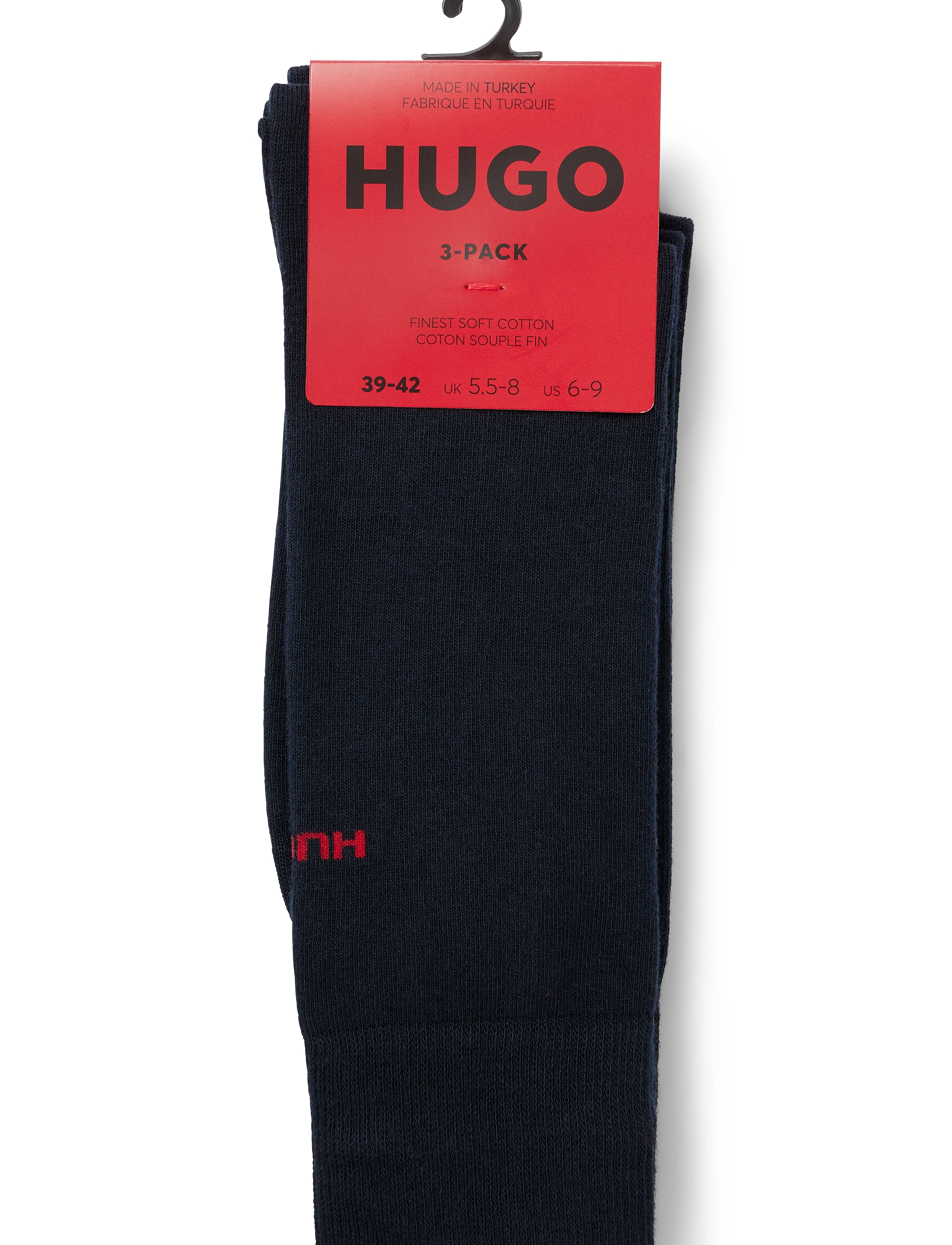HUGO - 3P RS UNI CC - crew socks - dark blue - 3