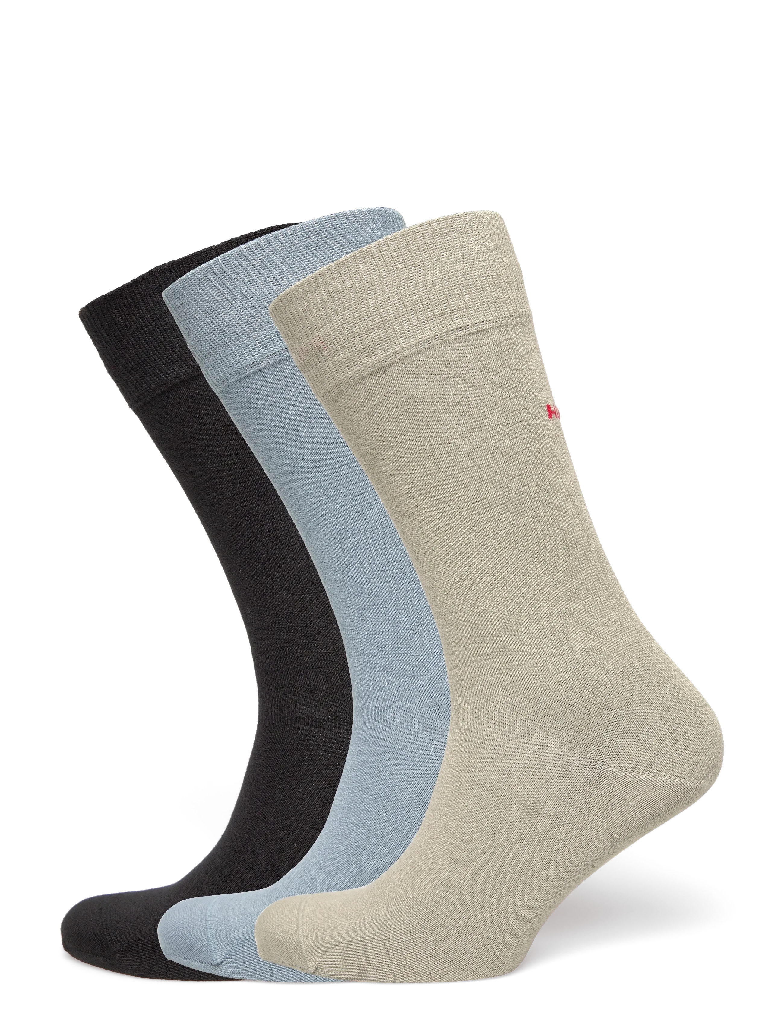 HUGO 3P RS UNI CC - Multipack strømper - LIGHT/PASTEL BLUE / black