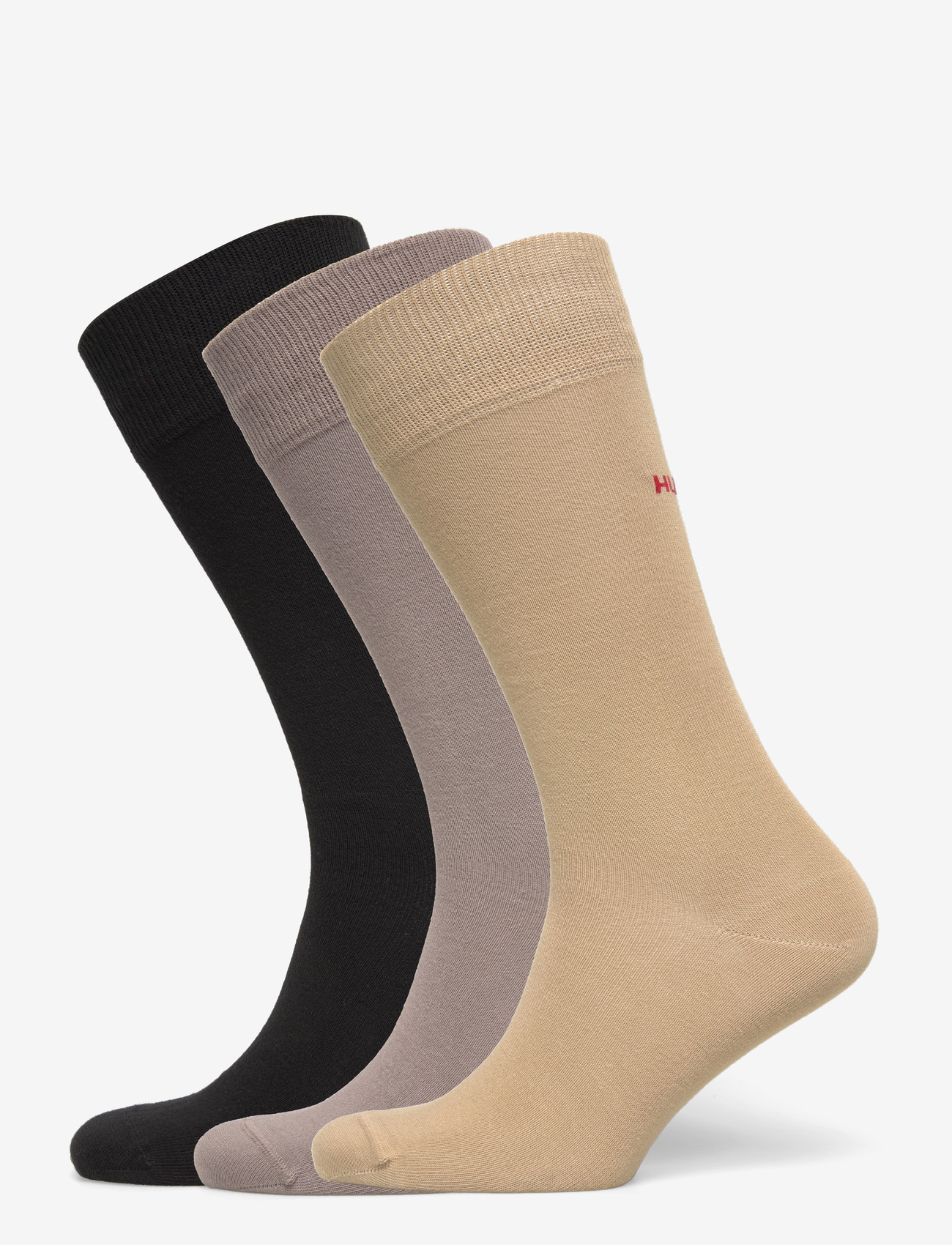 HUGO - 3P RS UNI CC - crew-socken - light/pastel brown - 0