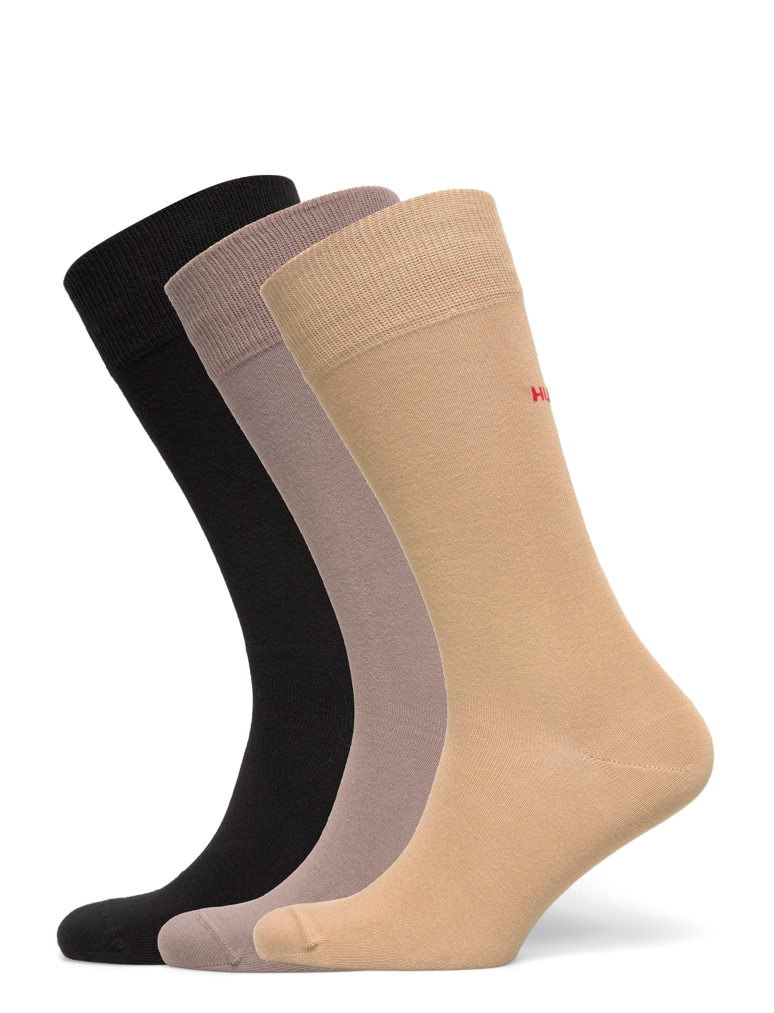 HUGO 3P RS UNI CC - Aluspesu - LIGHT/PASTEL BROWN / black