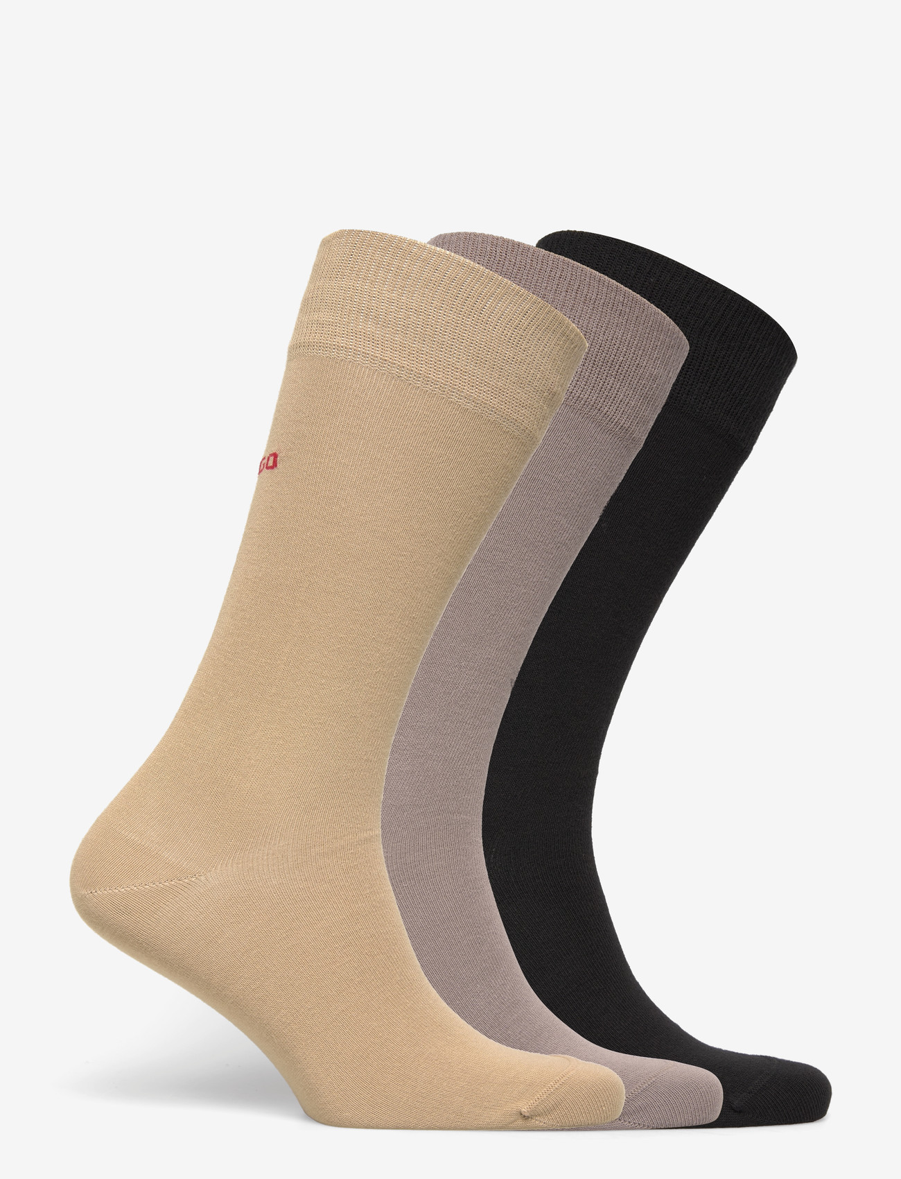 HUGO - 3P RS UNI CC - crew-socken - light/pastel brown - 1