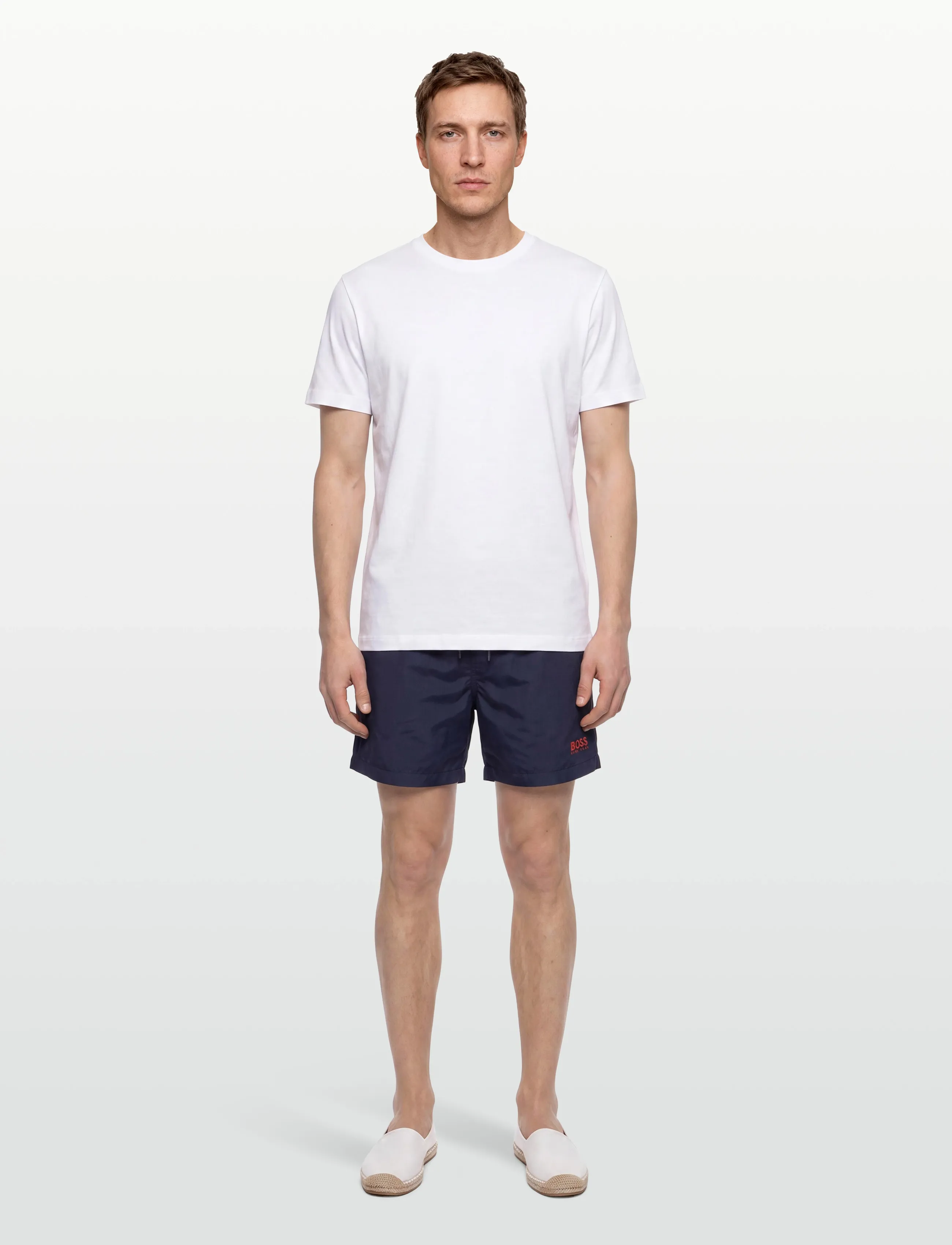 HUGO Dominica, S, Designer, Marineblau - Shorts, Männerswear