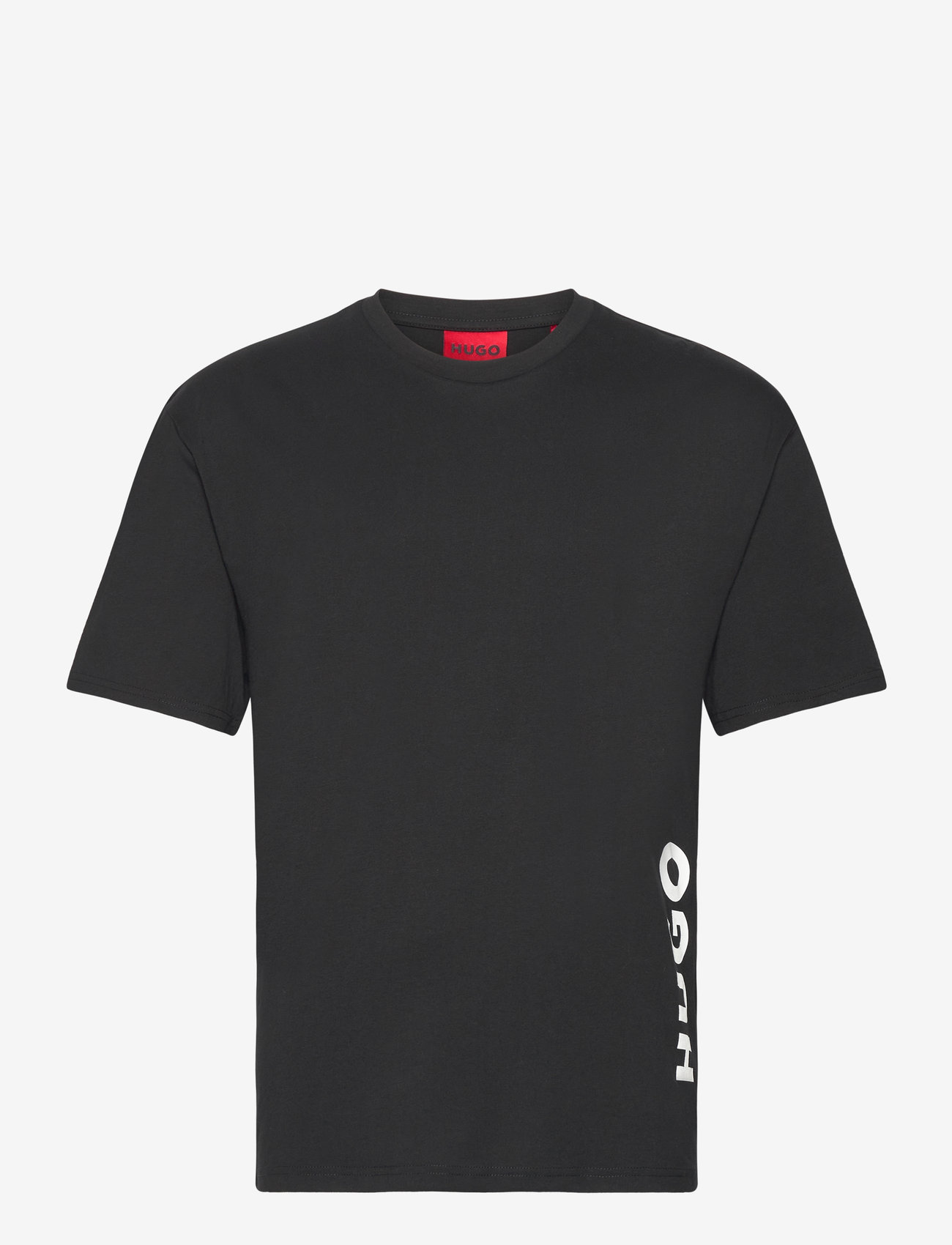 HUGO - T-SHIRT RN RELAXED - kortærmede t-shirts - black - 0