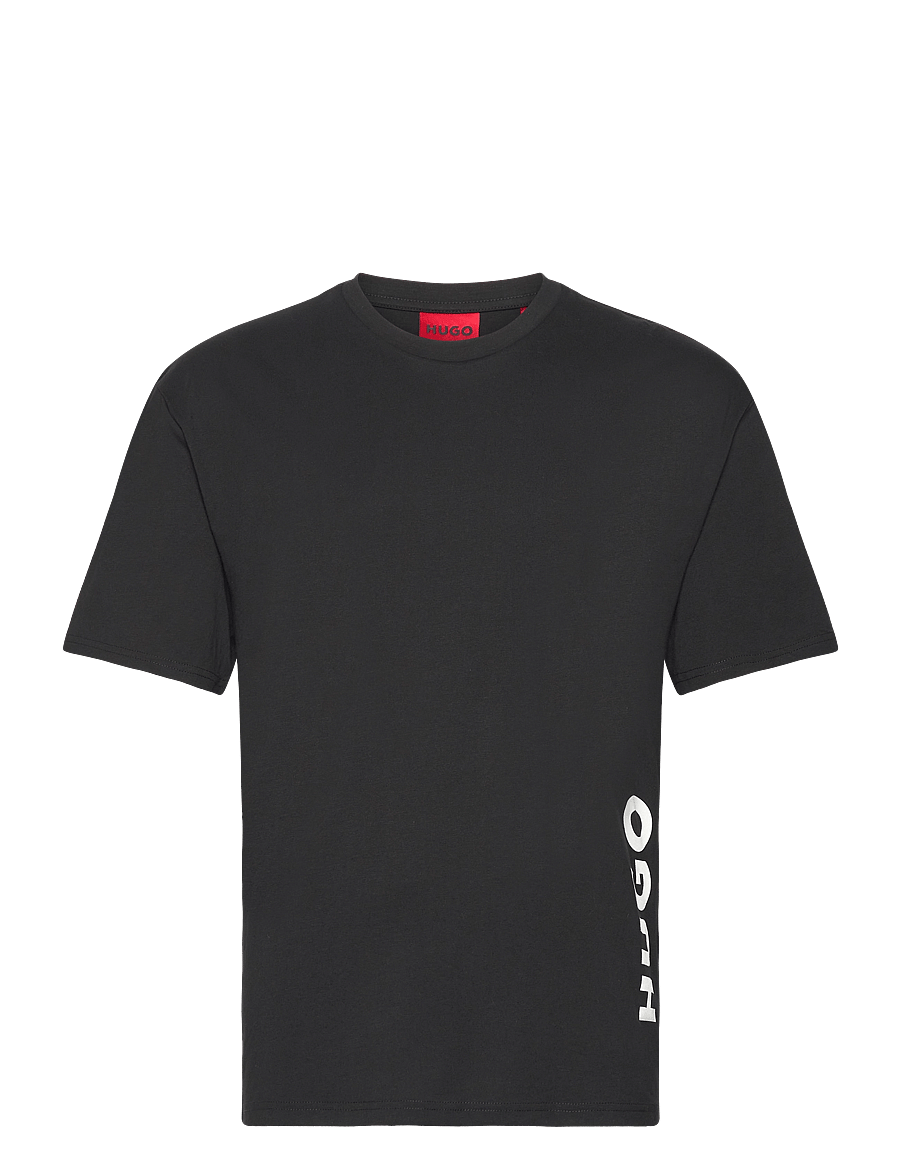 HUGO - T-SHIRT RN RELAXED - kurzärmelig - black - 0