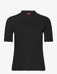 HUGO - Swittlona - megztiniai su aukšta apykakle - black - 0