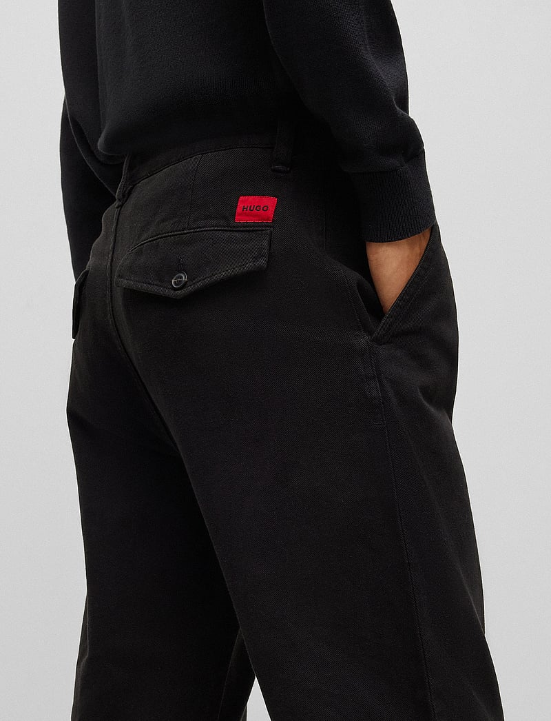 HUGO - Zeebo233D - chinos - black - 2