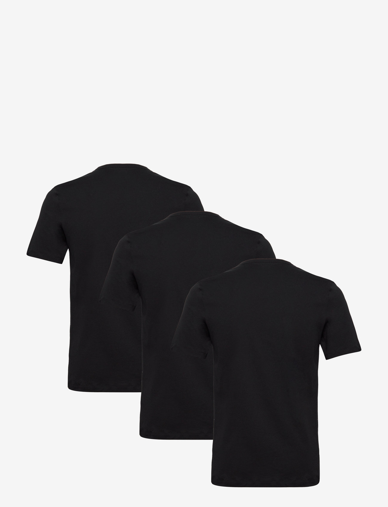 HUGO - T-SHIRT RN TRIPLET P - multipack t-shirts - black - 4