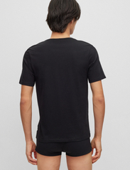 HUGO - T-SHIRT RN TRIPLET P - basic shirts - black - 3