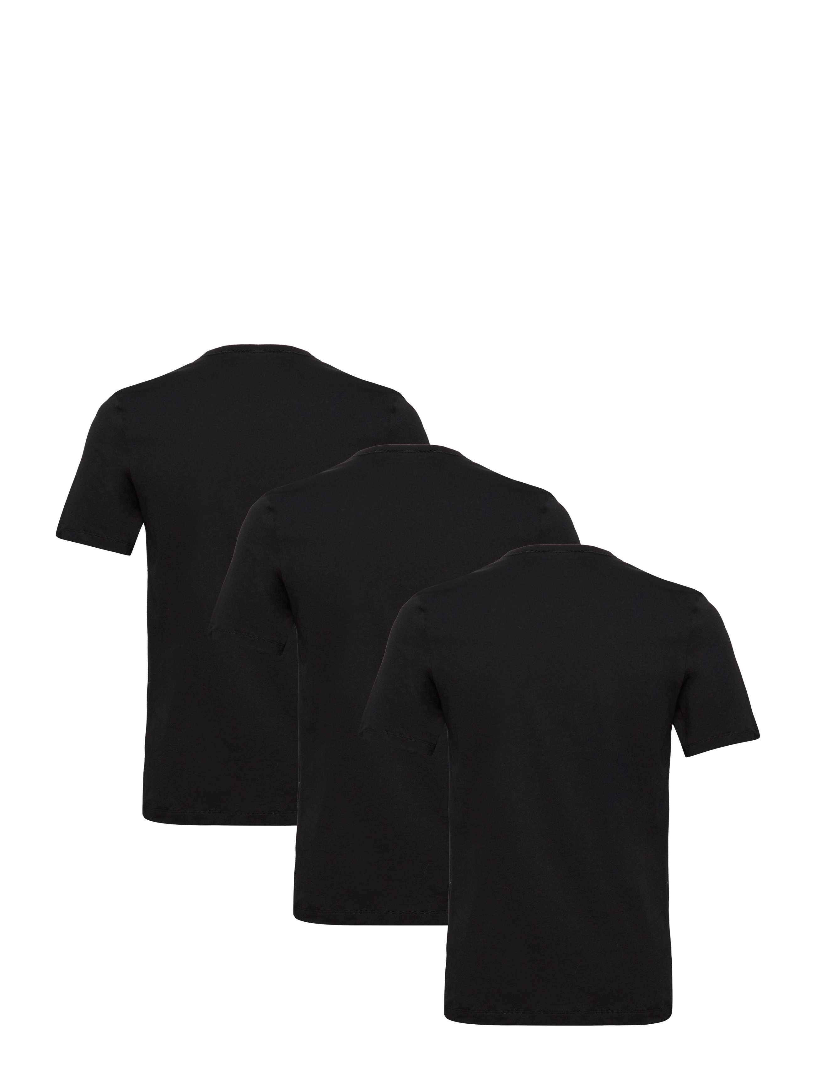 HUGO - T-SHIRT RN TRIPLET P - marškinėlių komplektas - black - 4