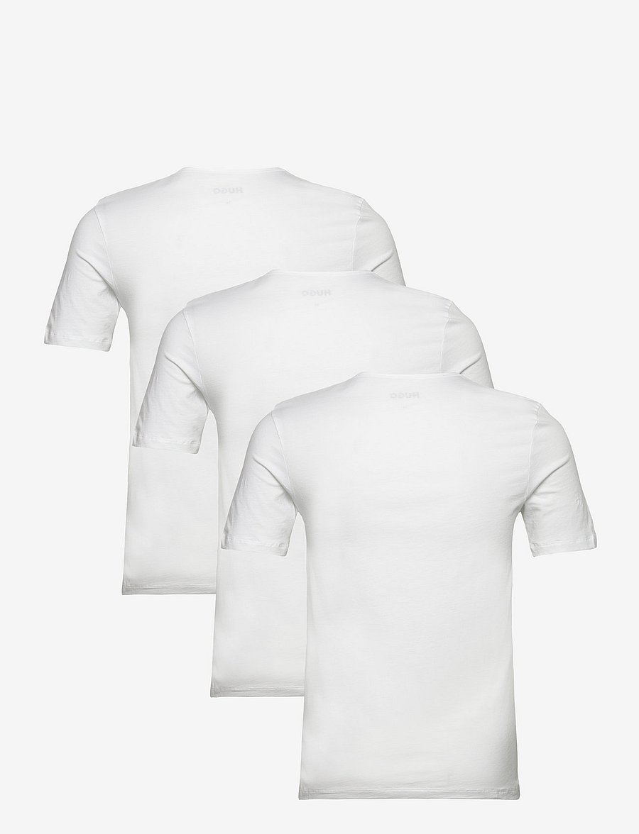 HUGO - T-SHIRT RN TRIPLET P - multipack t-shirts - white - 4