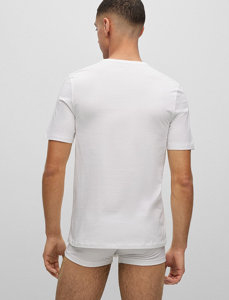 HUGO - T-SHIRT RN TRIPLET P - multipack t-shirts - white - 3