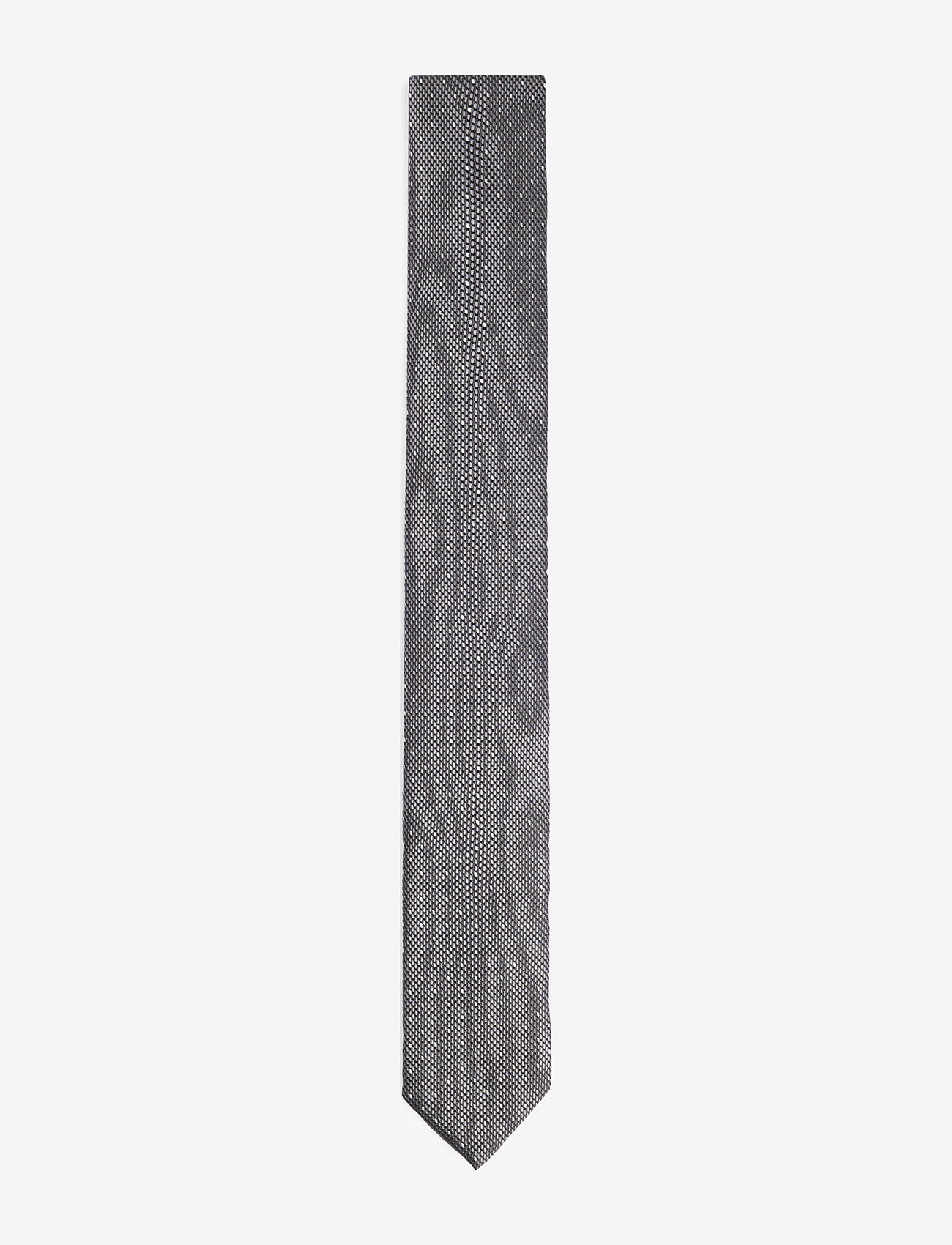 HUGO - Tie cm 6 - krawatten - dark grey - 0