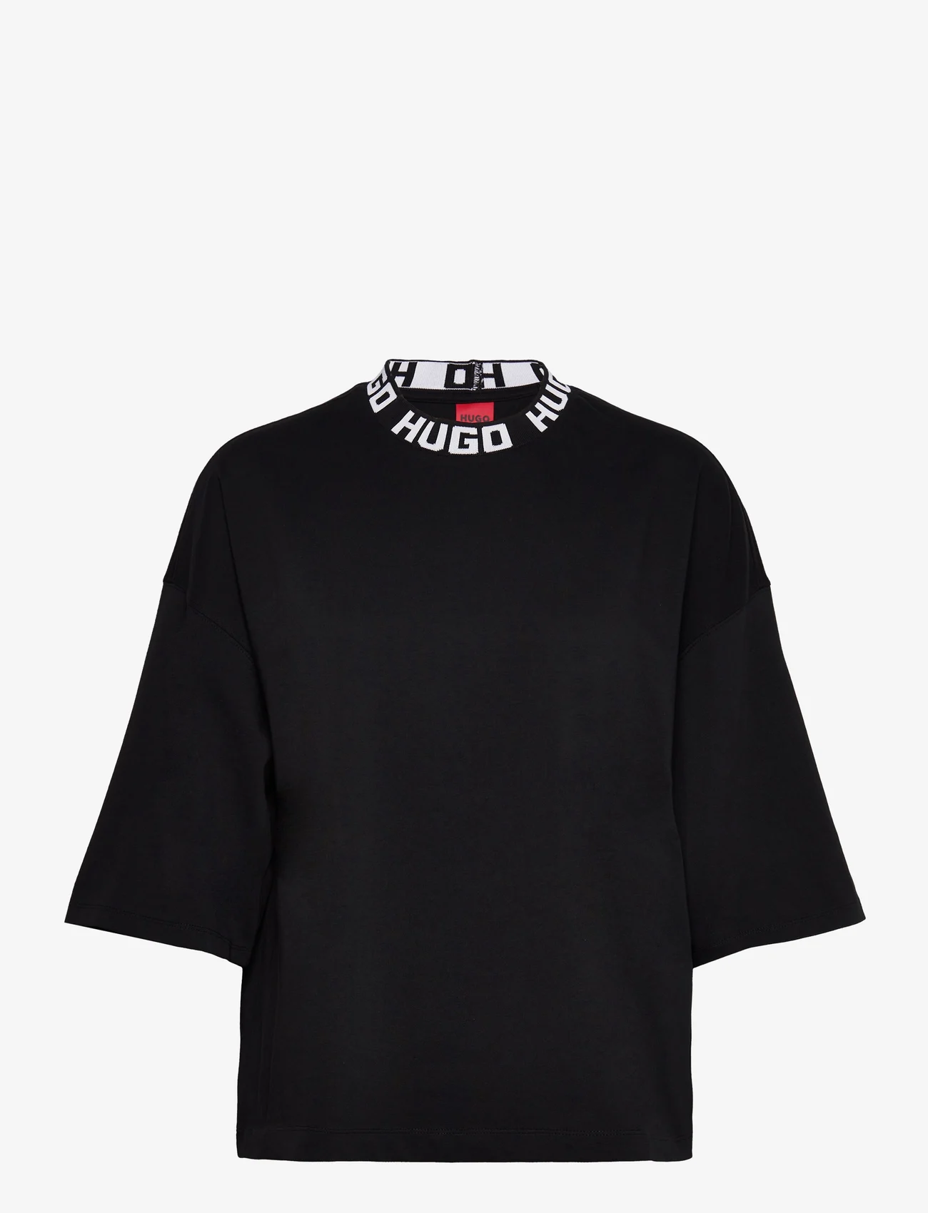 HUGO - Dinaya - t-shirts - black - 0