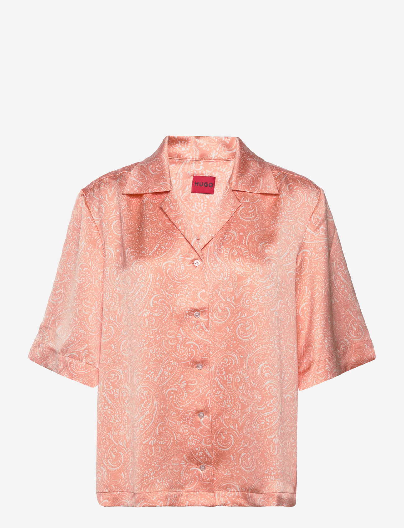 HUGO - Cesy-1 - short-sleeved blouses - open miscellaneous - 0