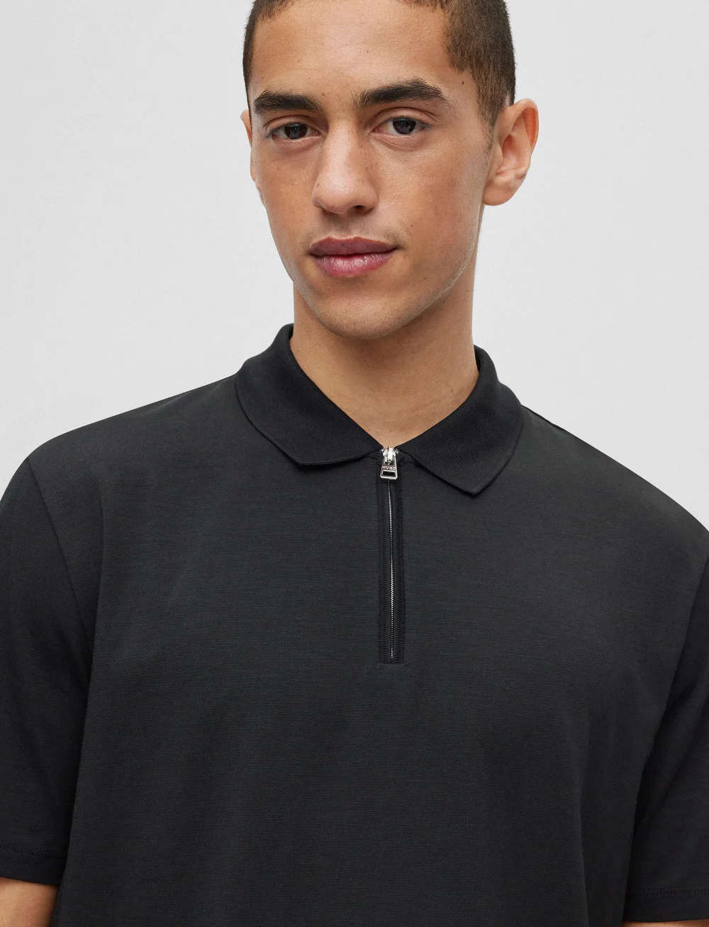 HUGO - Dekok233 - kootud polosärgid - black - 2