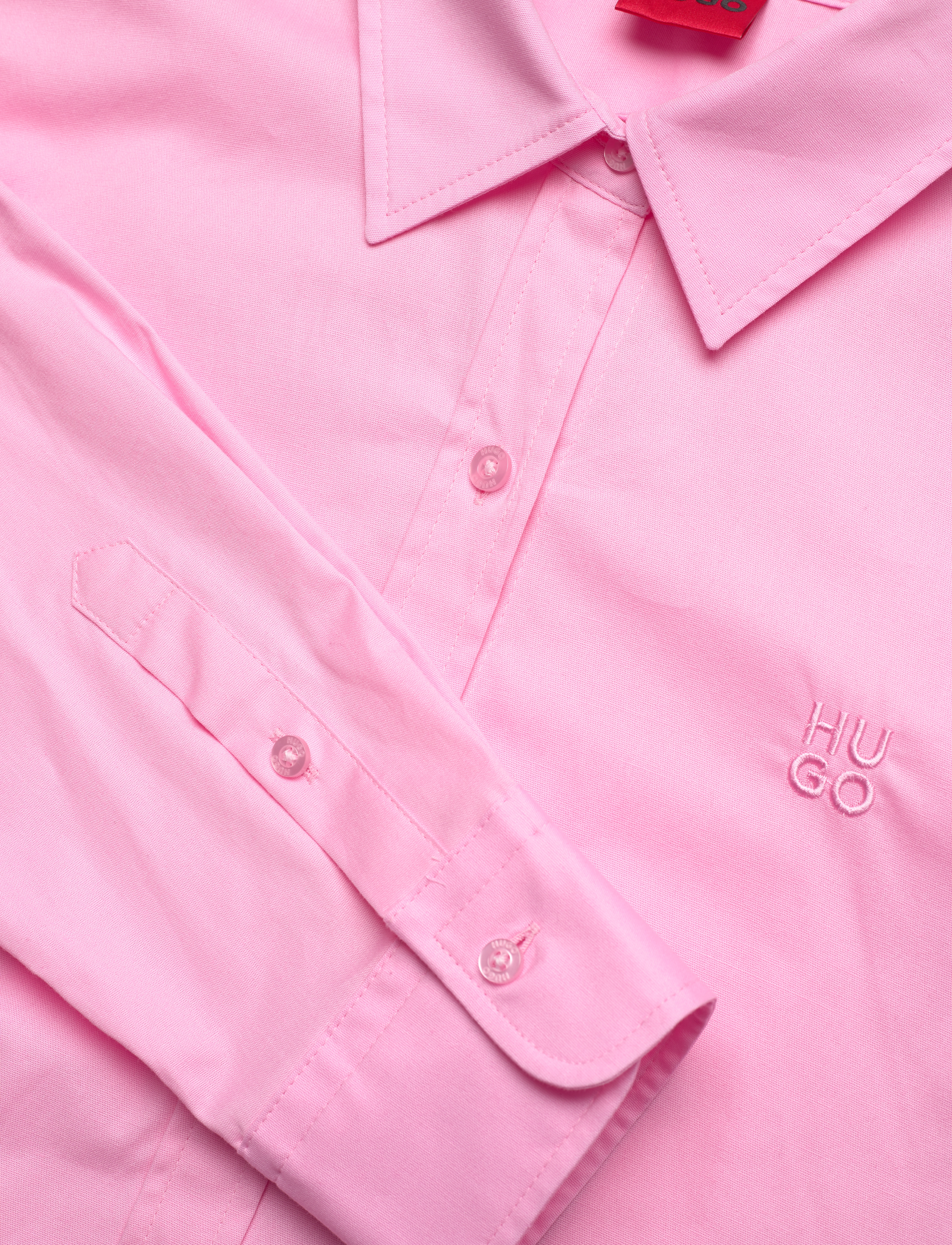 HUGO - The Essential Shirt - medium pink - 2