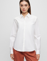 HUGO - The Essential Shirt - pikkade varrukatega särgid - white - 5