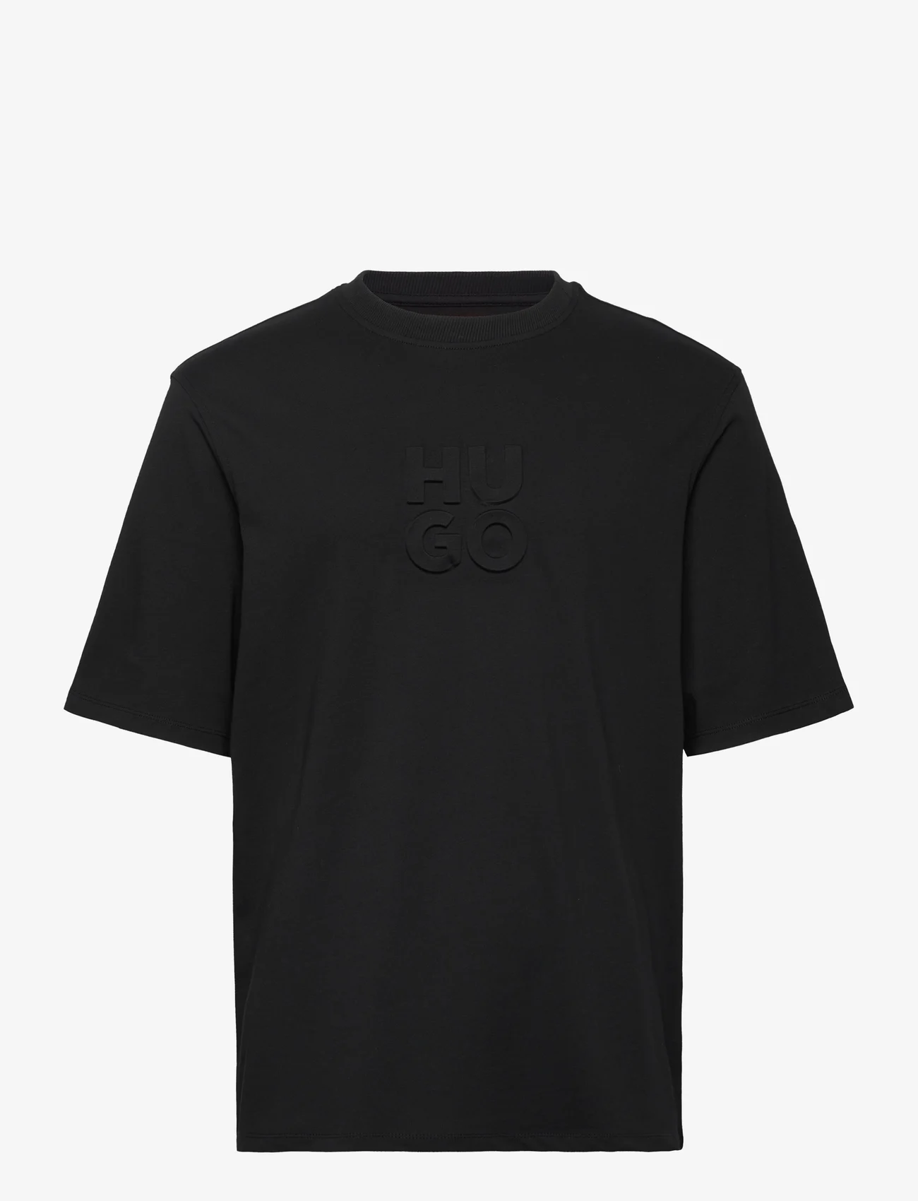 HUGO - Dleek - short-sleeved t-shirts - black - 0