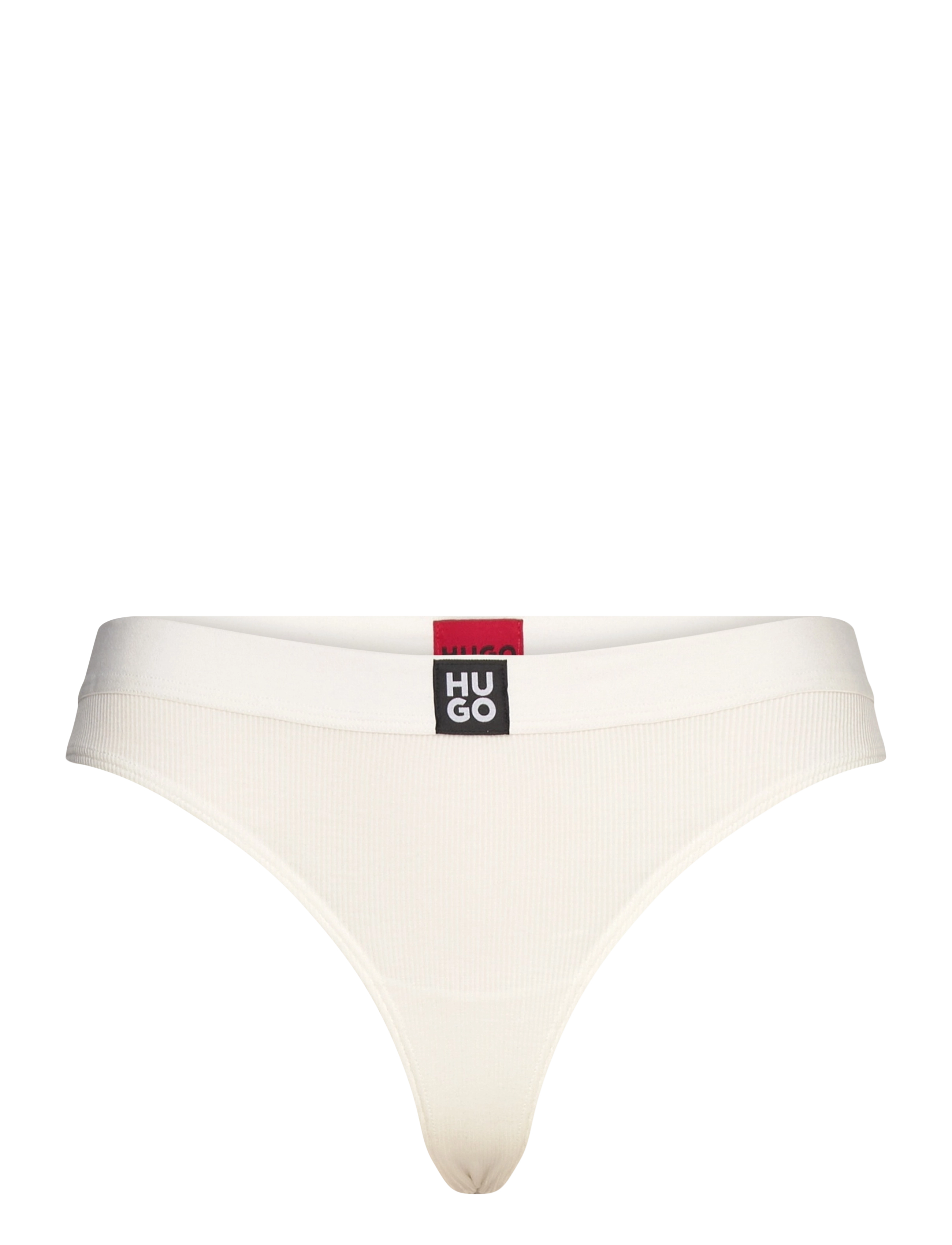 HUGO Thong Rib, S, Panties, Creme - Thong, Frauen