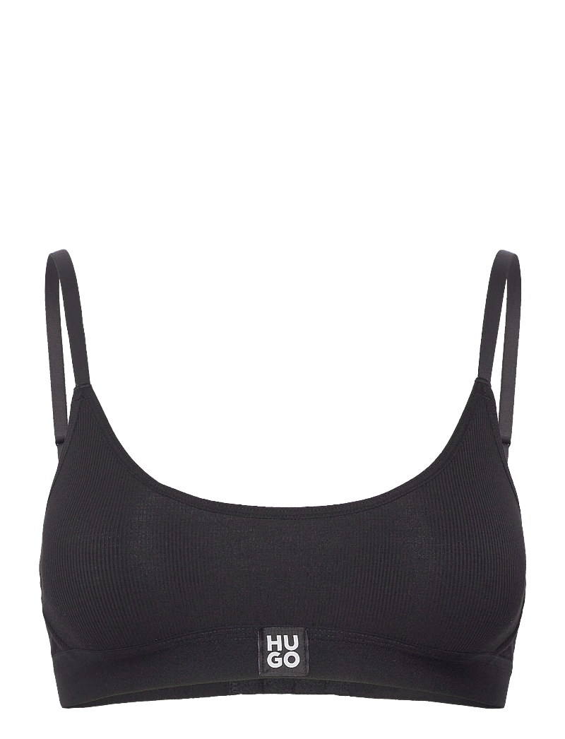 HUGO - BRALETTE RIB - rinnahoidja - black - 0